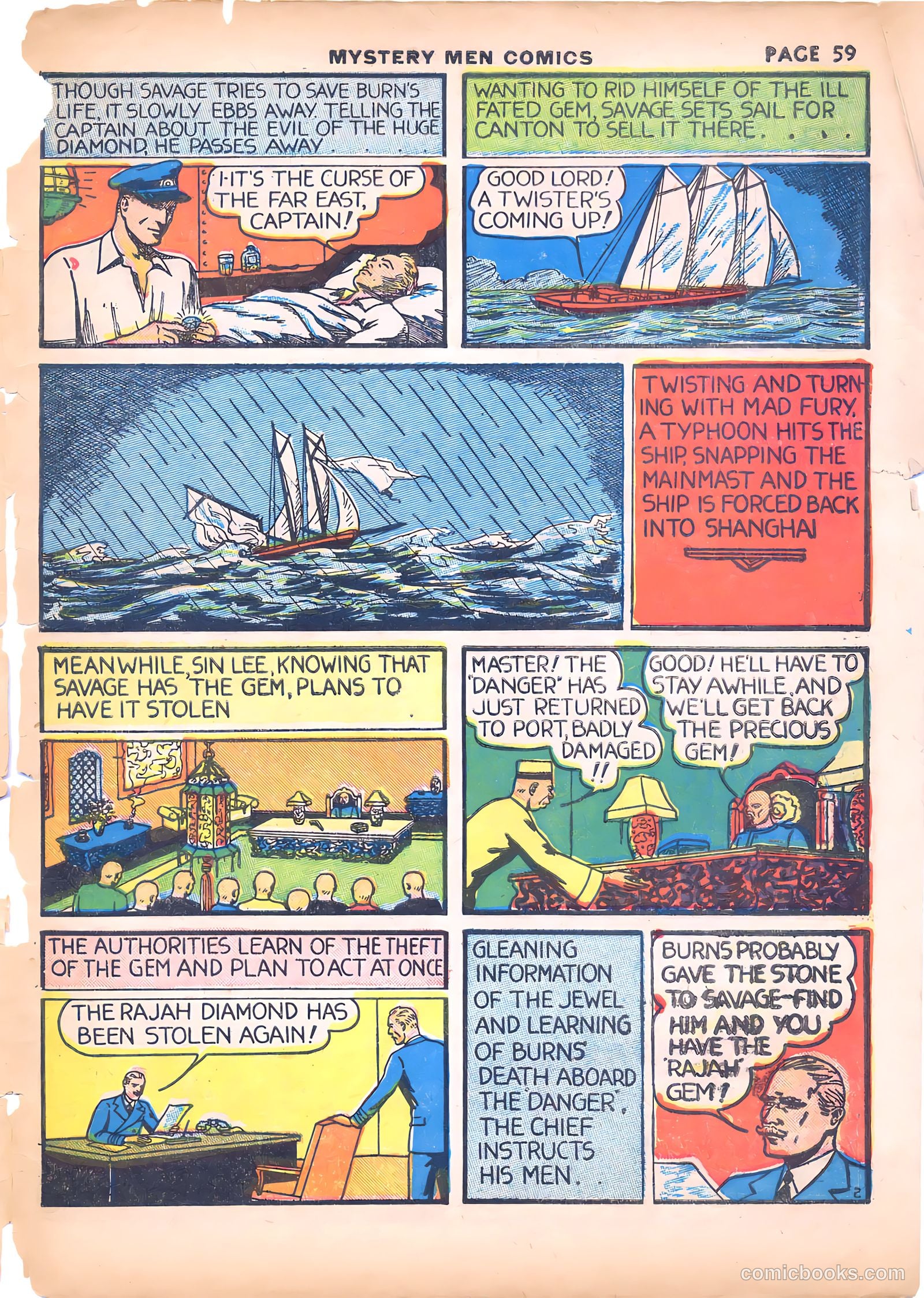 Mystery Men Comics #7 (1940) — page 61 of 68
