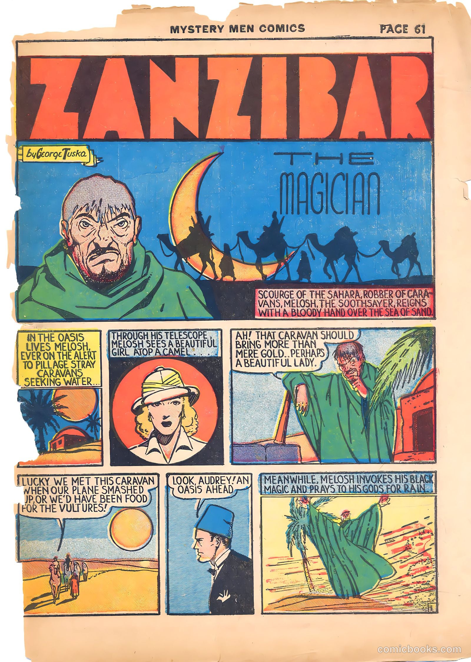 Mystery Men Comics #7 (1940) — page 63 of 68