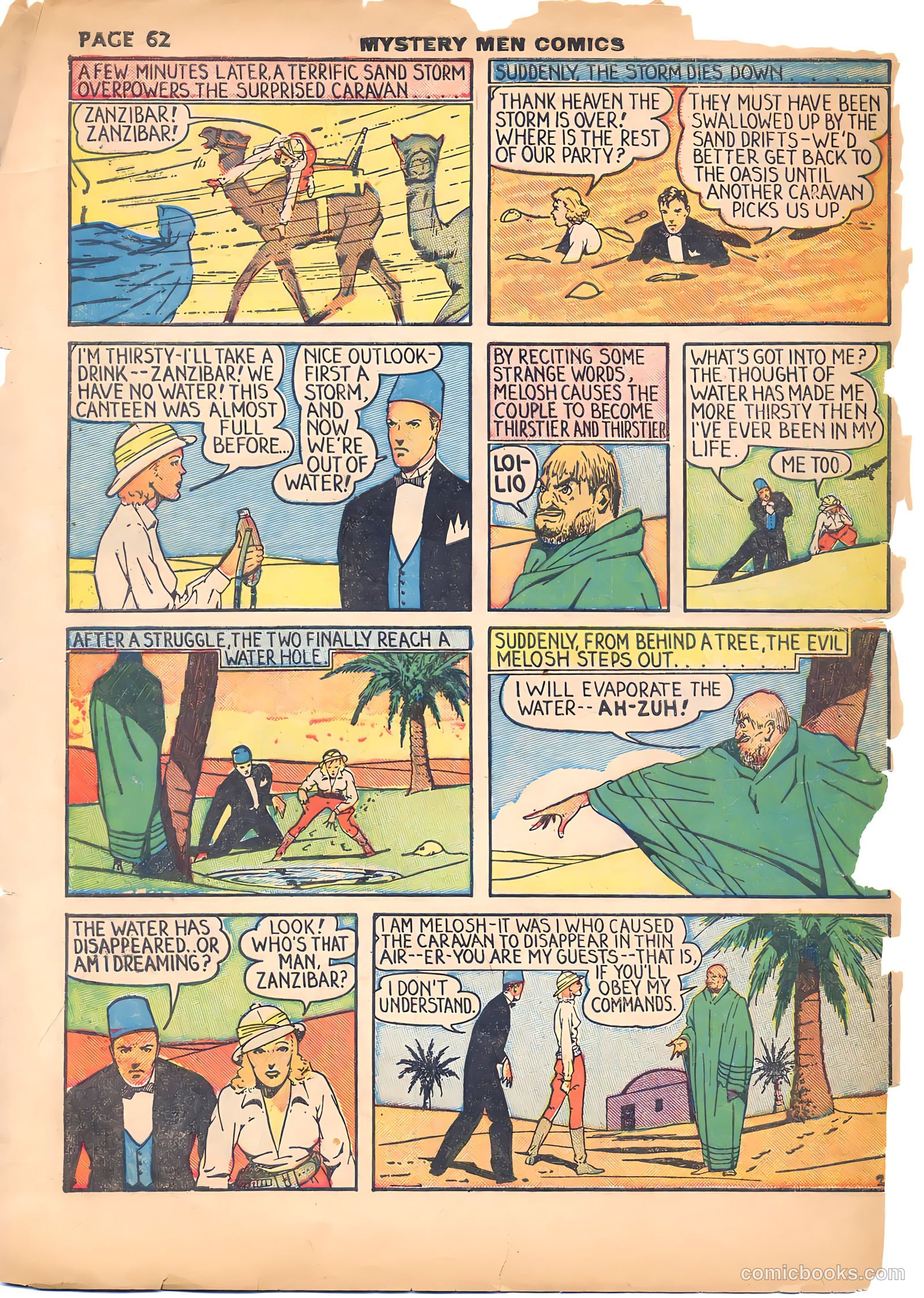 Mystery Men Comics #7 (1940) — page 64 of 68