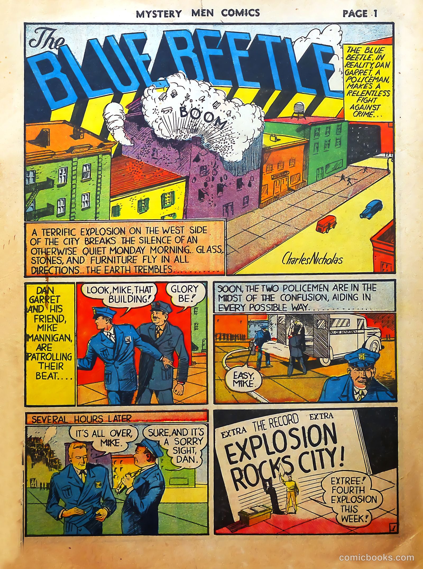 Mystery Men Comics #8 (1940) — page 3 of 68
