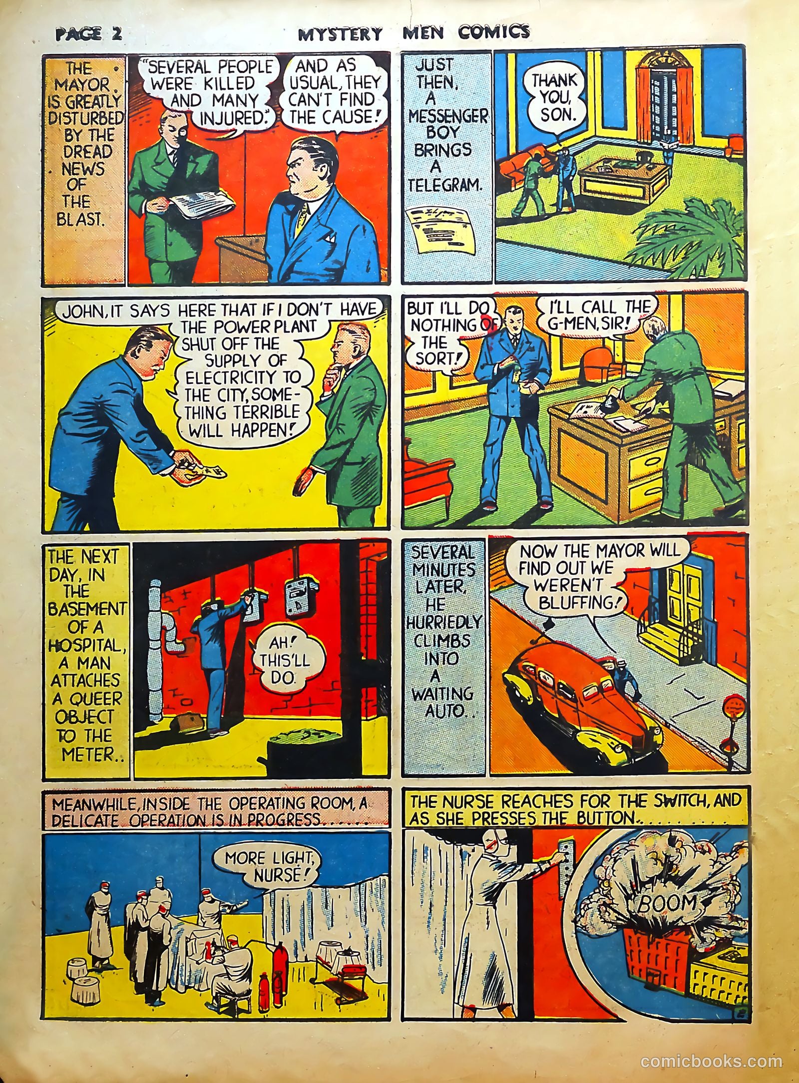 Mystery Men Comics #8 (1940) — page 4 of 68