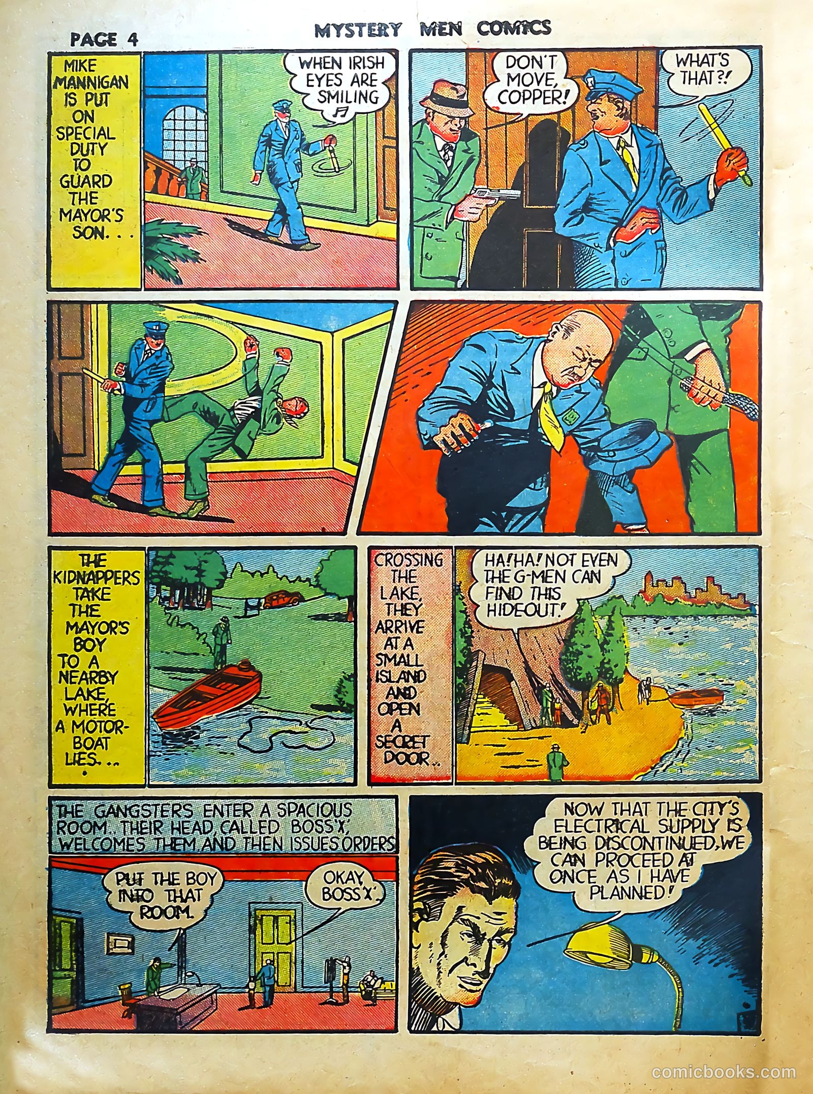 Mystery Men Comics #8 (1940) — page 6 of 68