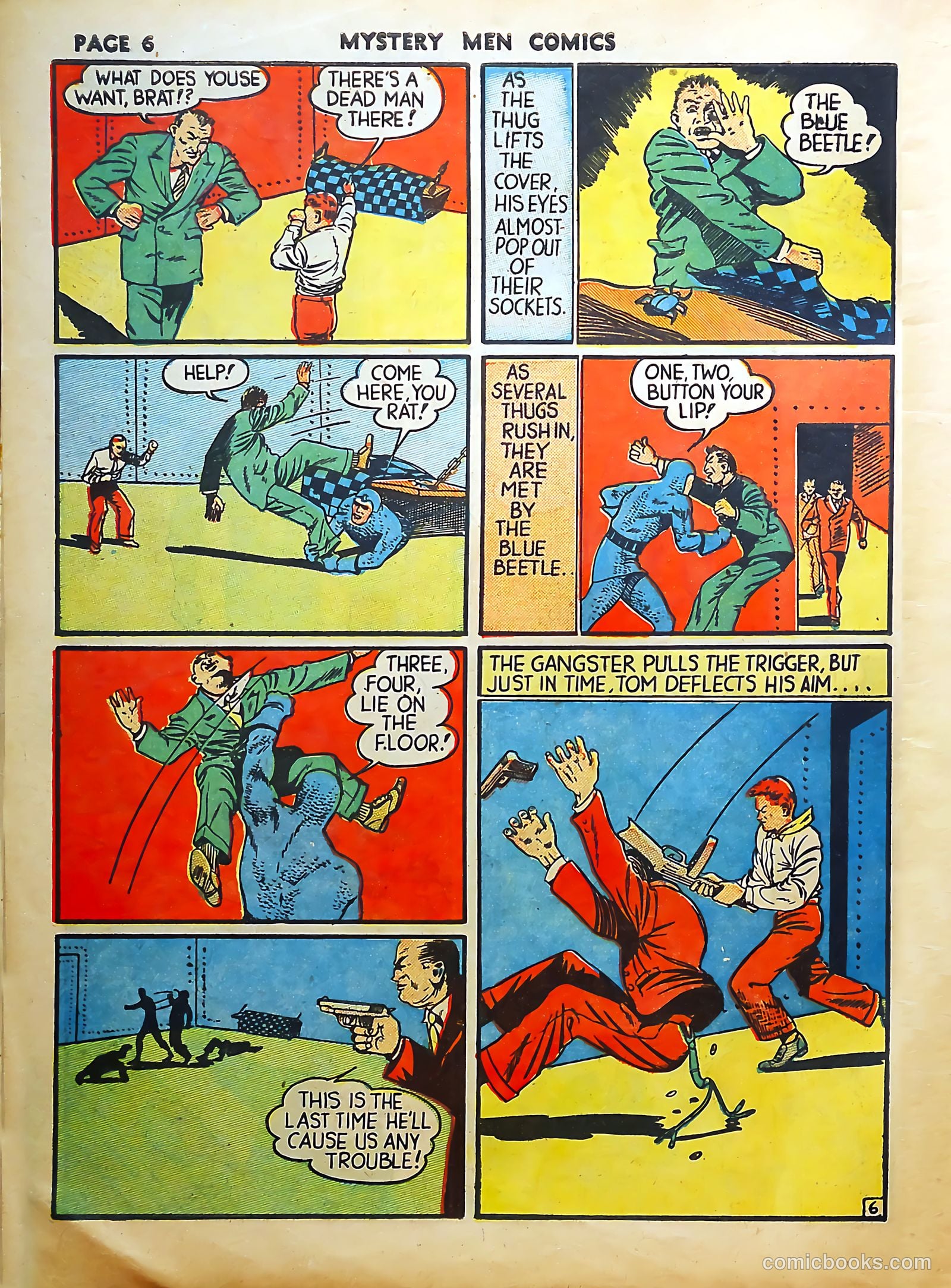 Mystery Men Comics #8 (1940) — page 8 of 68