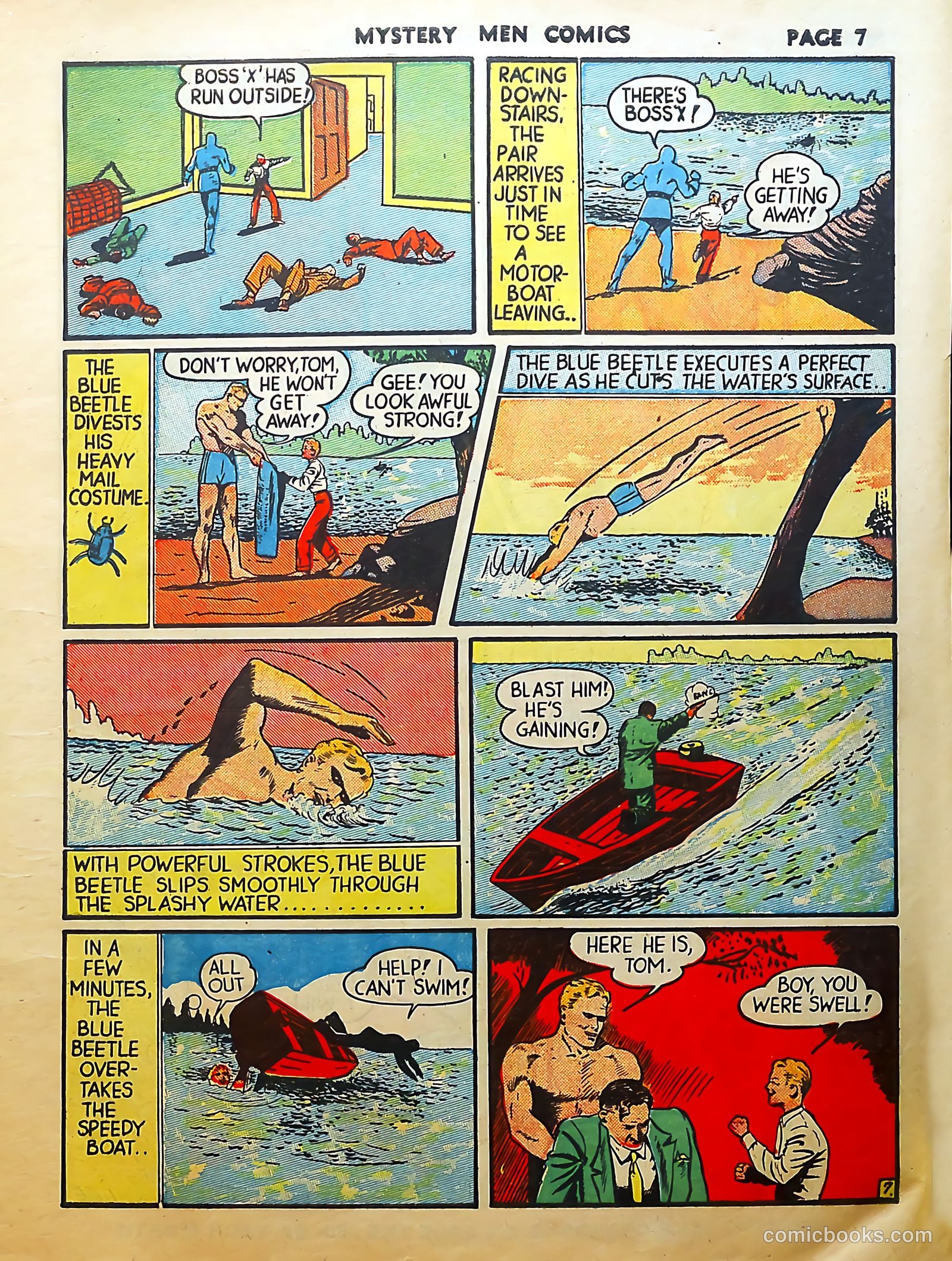 Mystery Men Comics #8 (1940) — page 9 of 68