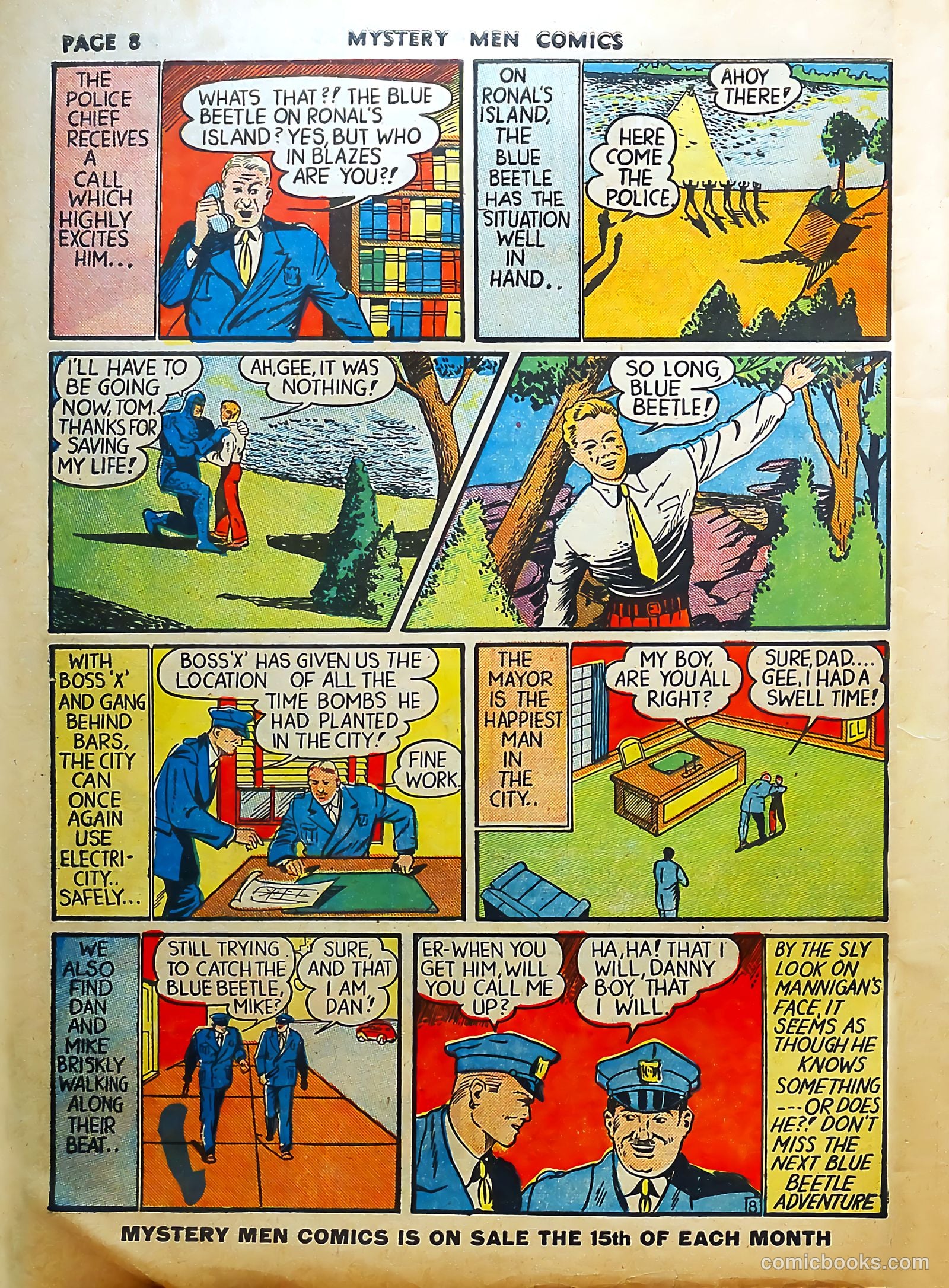Mystery Men Comics #8 (1940) — page 10 of 68
