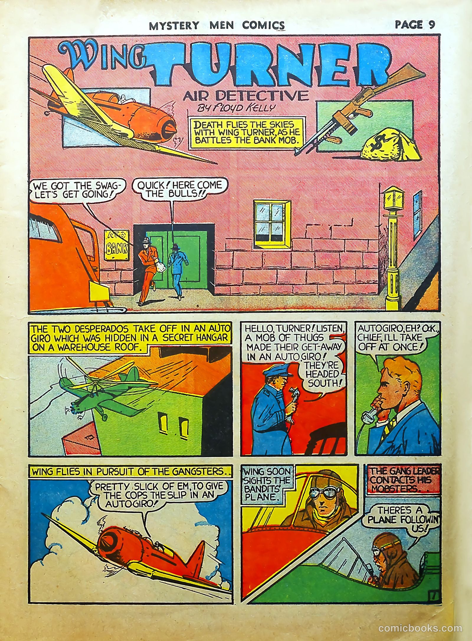 Mystery Men Comics #8 (1940) — page 11 of 68