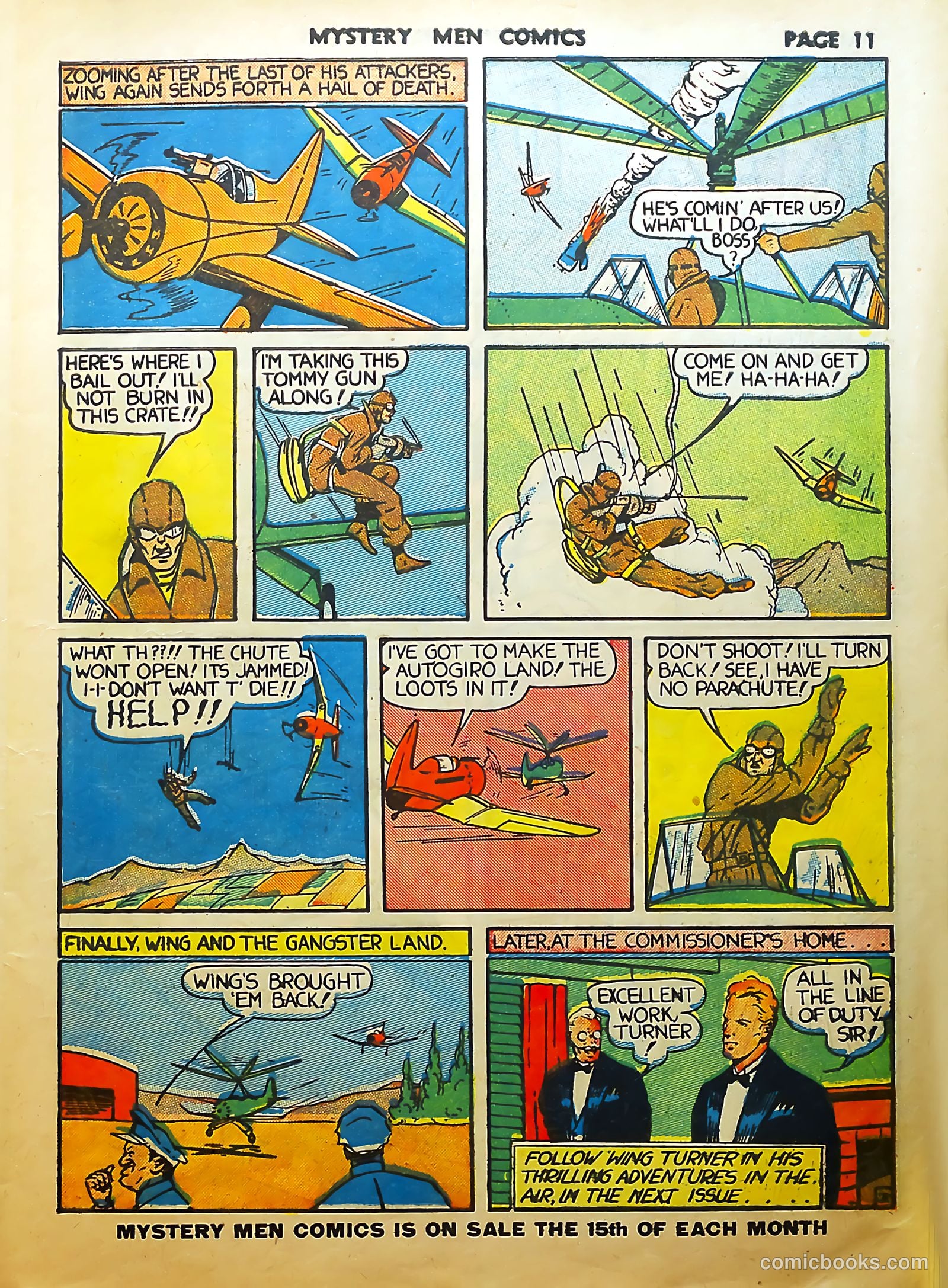 Mystery Men Comics #8 (1940) — page 13 of 68