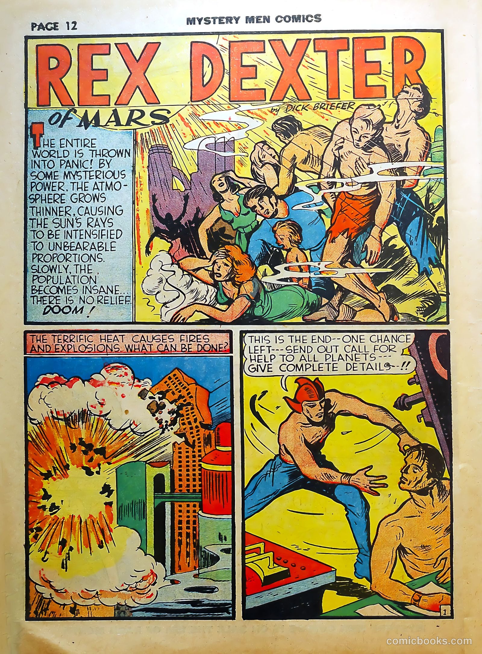 Mystery Men Comics #8 (1940) — page 14 of 68