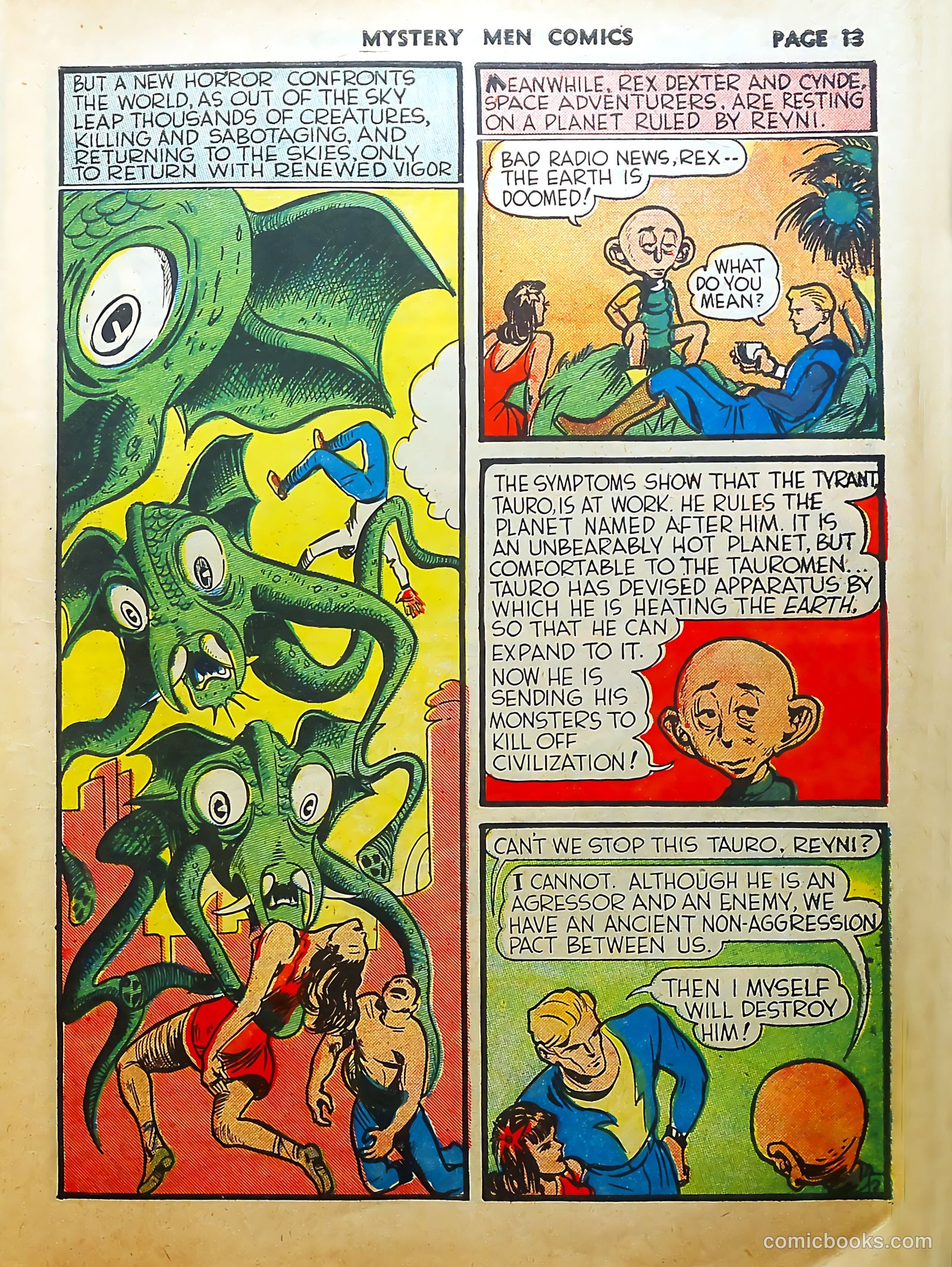 Mystery Men Comics #8 (1940) — page 15 of 68