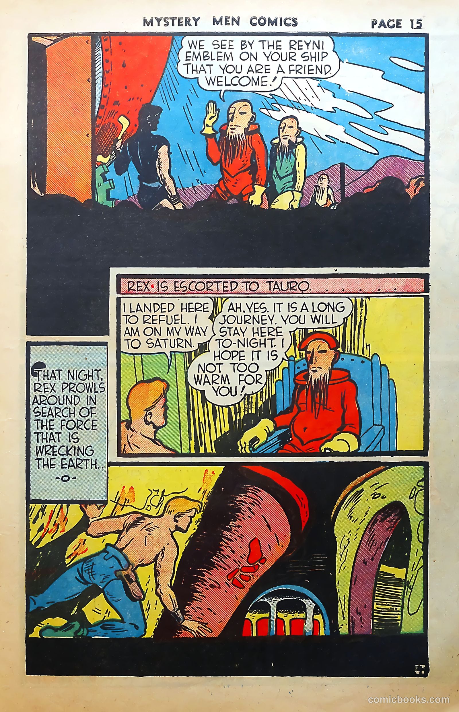 Mystery Men Comics #8 (1940) — page 17 of 68