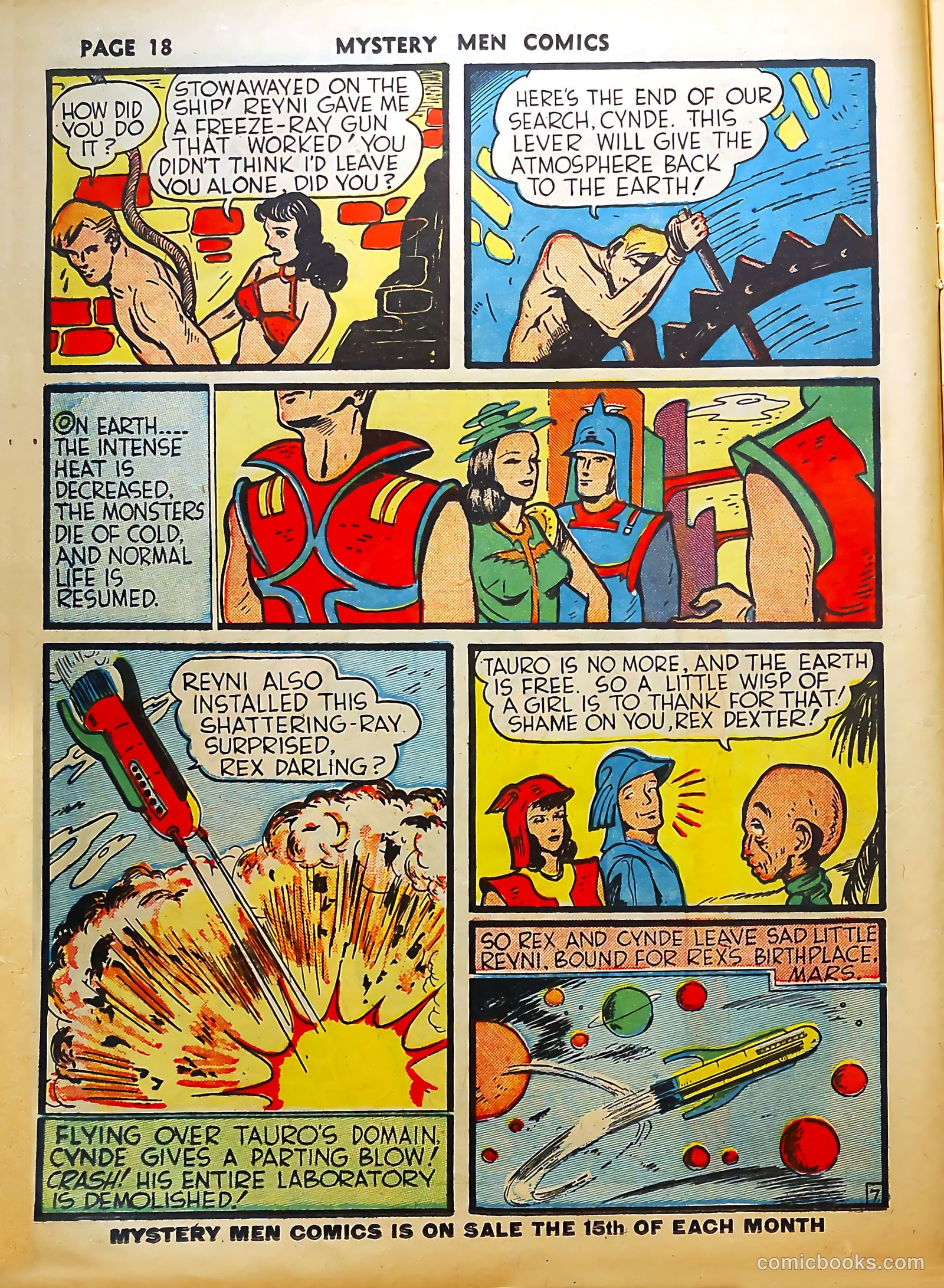 Mystery Men Comics #8 (1940) — page 20 of 68