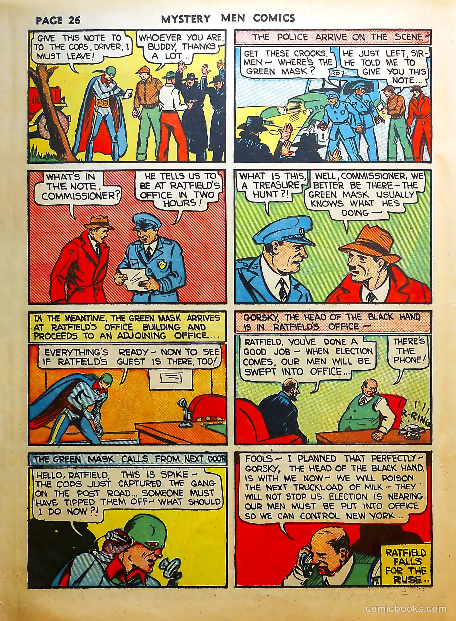 Mystery Men Comics #8 (1940) — page 28 of 68