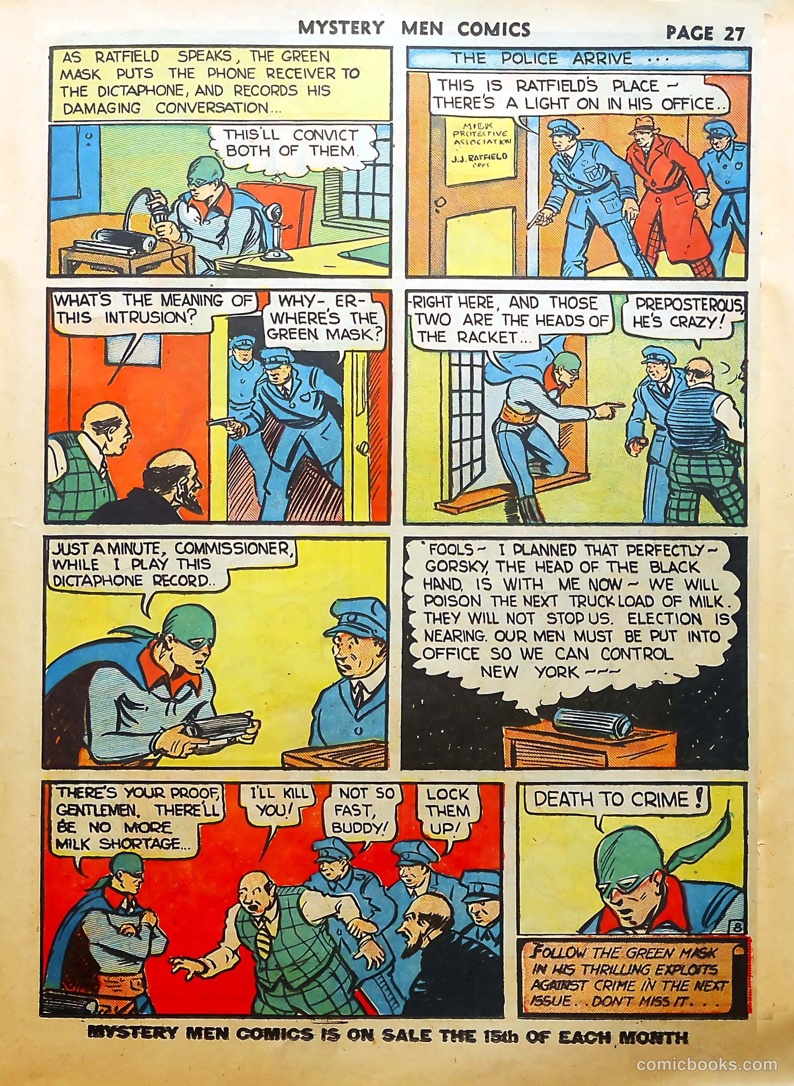 Mystery Men Comics #8 (1940) — page 29 of 68