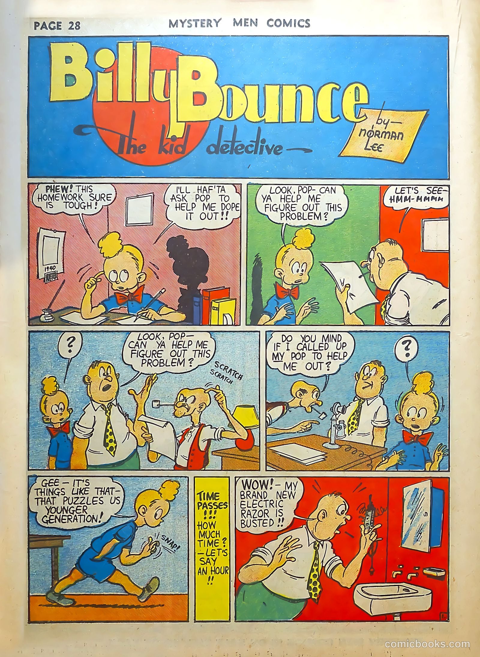 Mystery Men Comics #8 (1940) — page 30 of 68