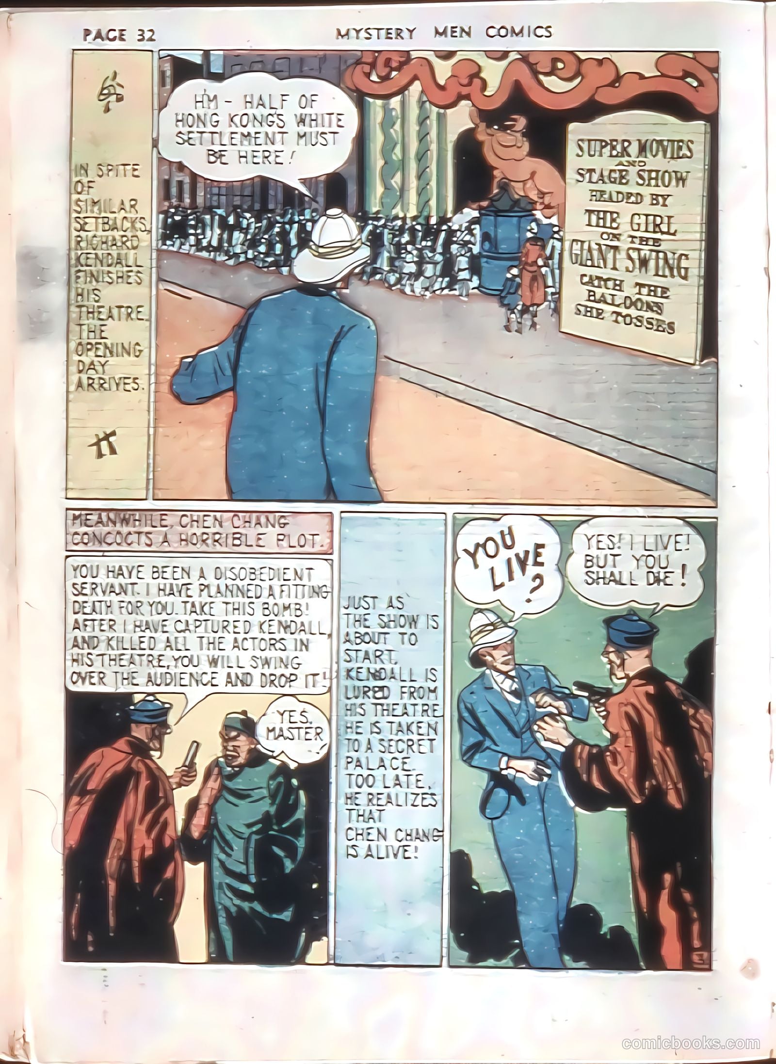 Mystery Men Comics #8 (1940) — page 34 of 68