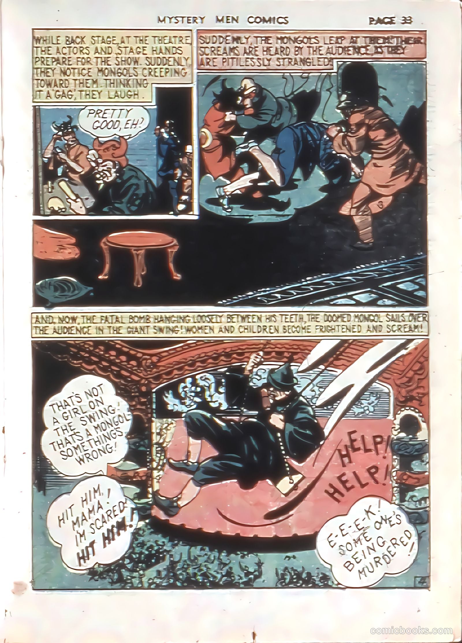 Mystery Men Comics #8 (1940) — page 35 of 68