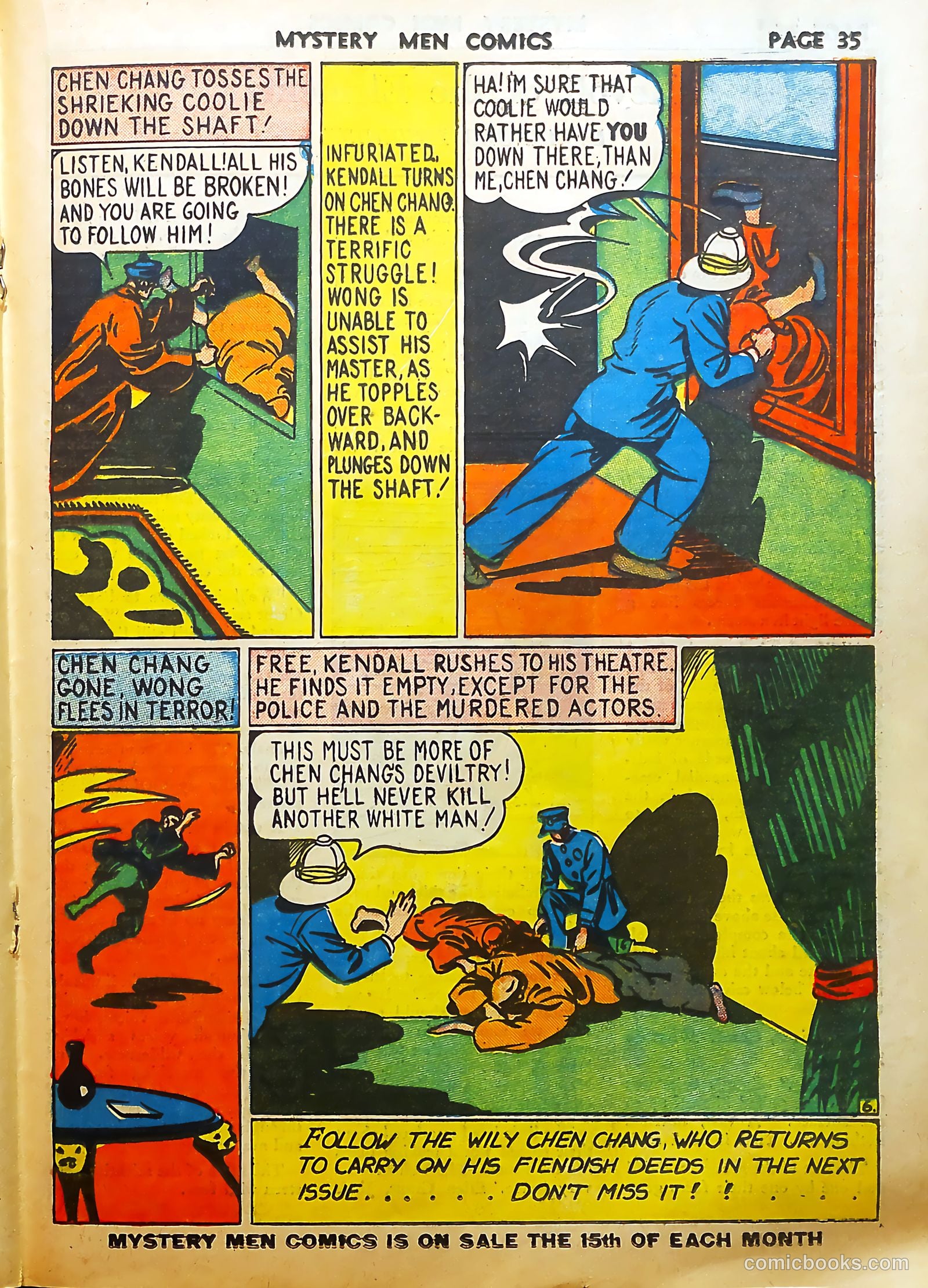 Mystery Men Comics #8 (1940) — page 37 of 68