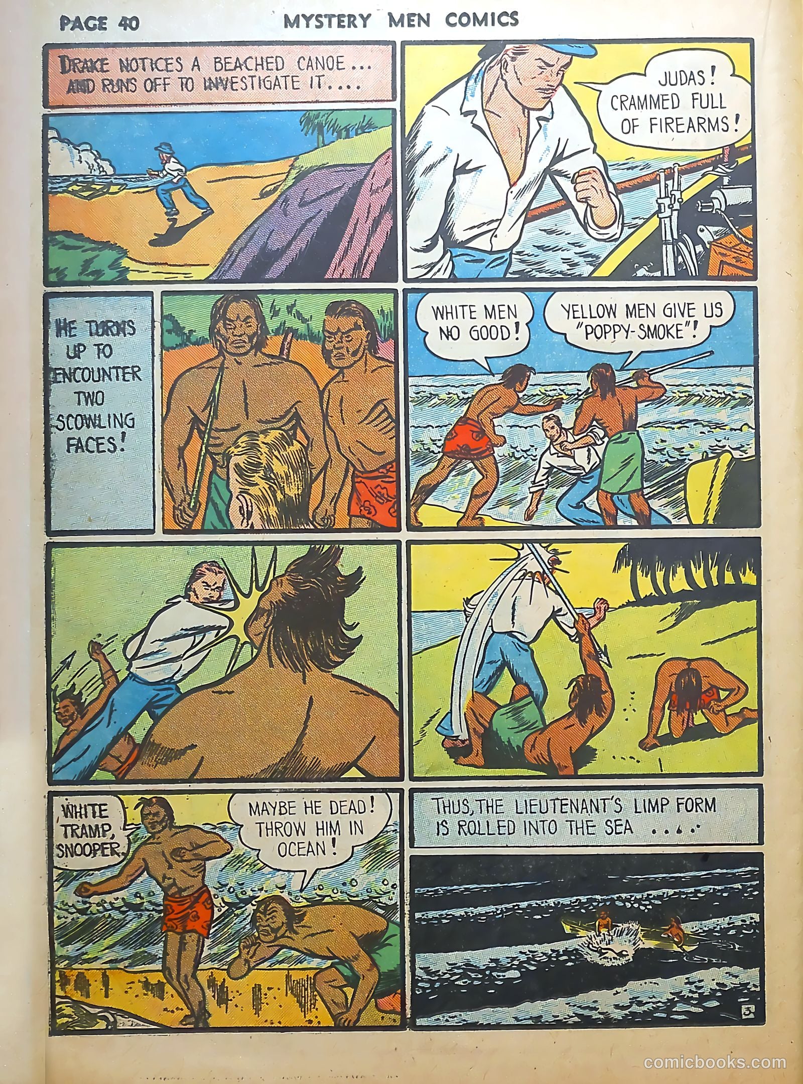 Mystery Men Comics #8 (1940) — page 42 of 68