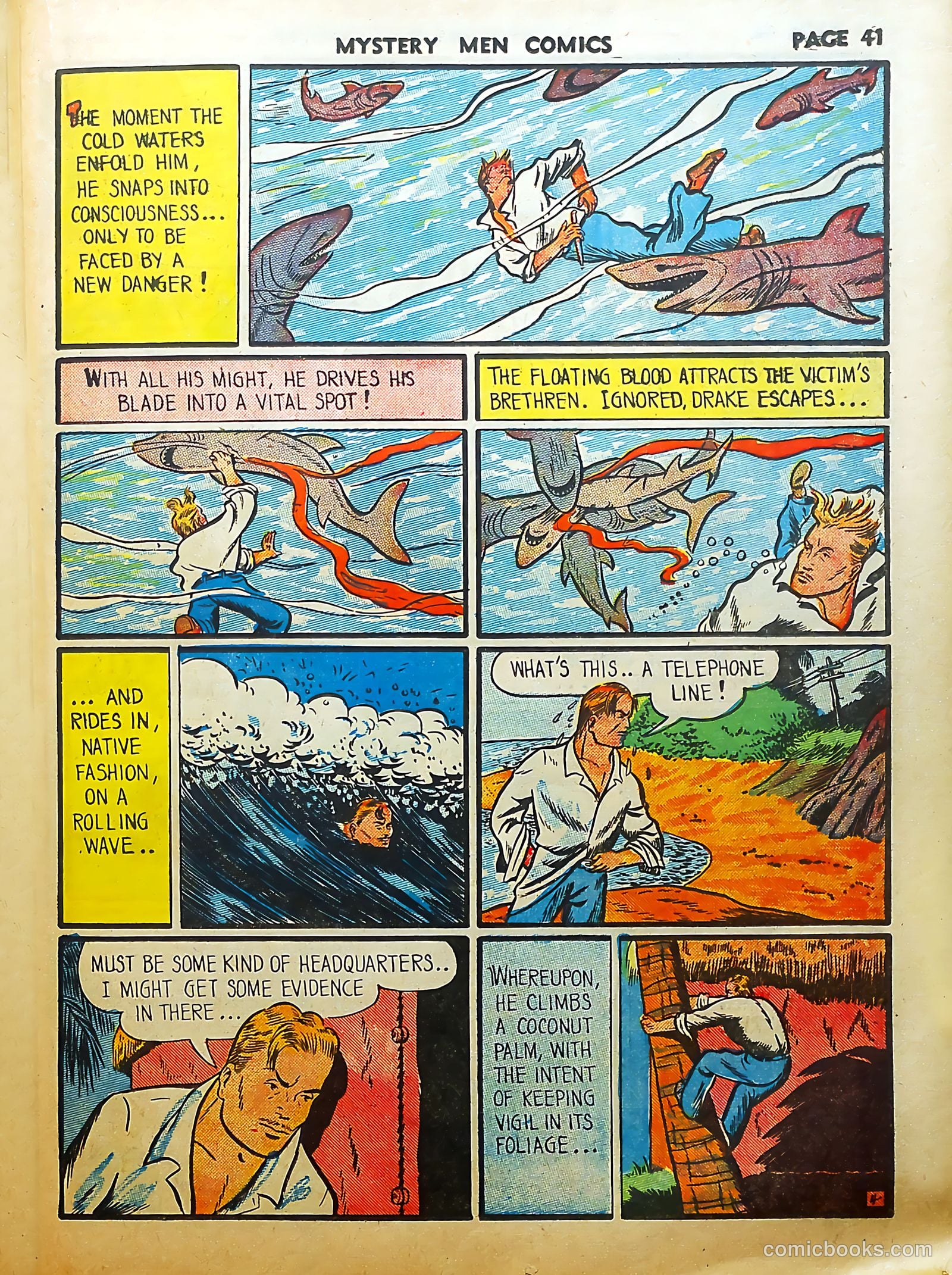 Mystery Men Comics #8 (1940) — page 43 of 68