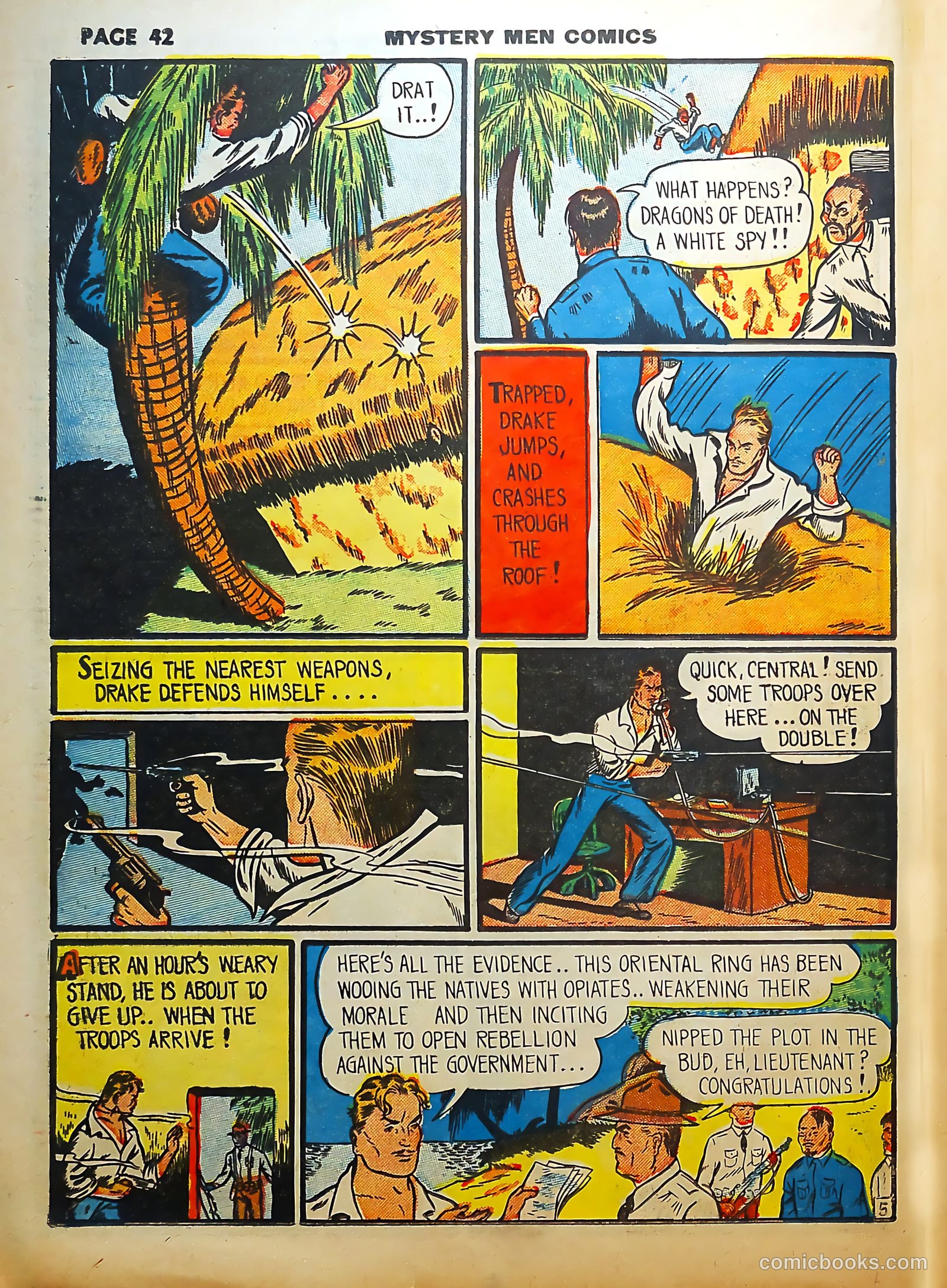 Mystery Men Comics #8 (1940) — page 44 of 68