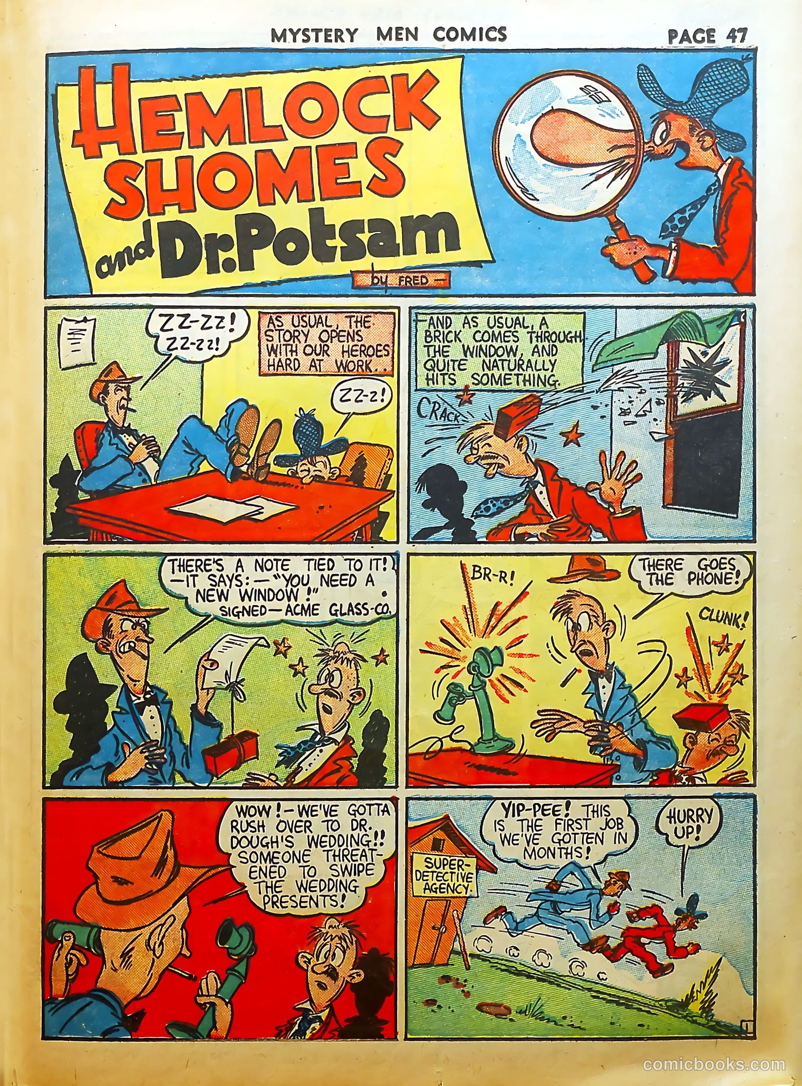 Mystery Men Comics #8 (1940) — page 49 of 68