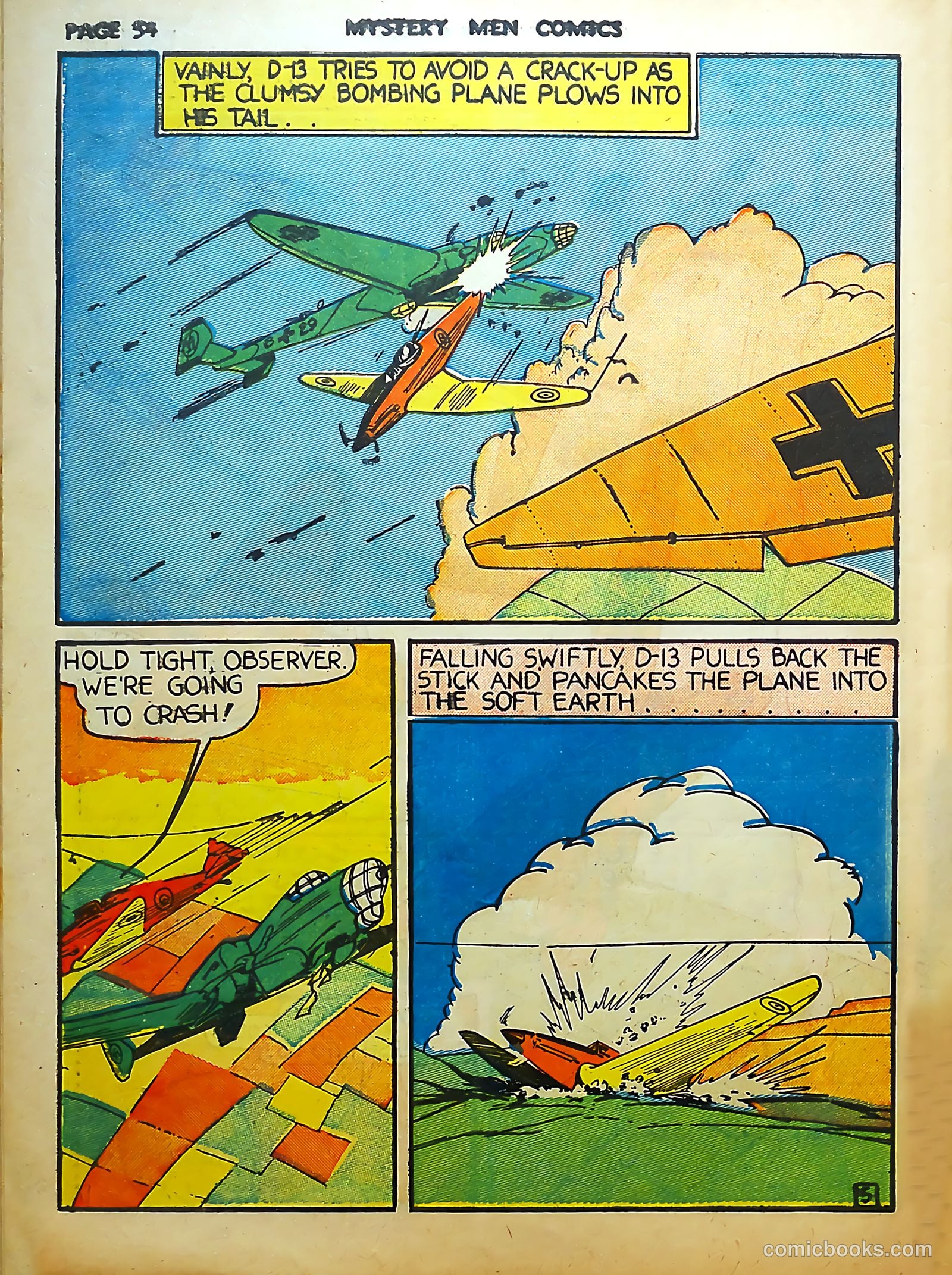 Mystery Men Comics #8 (1940) — page 56 of 68