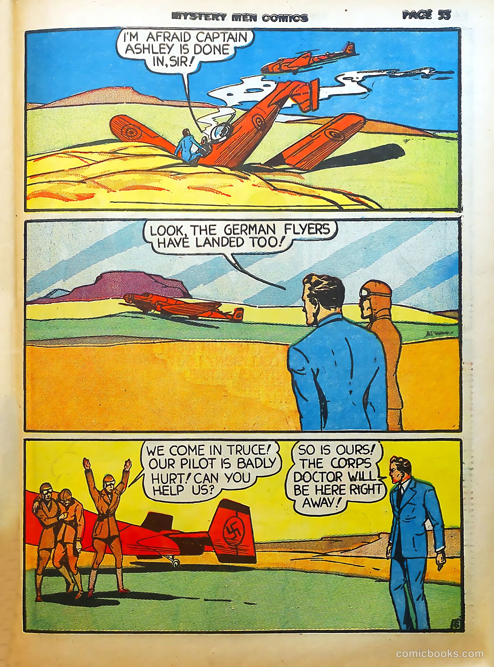 Mystery Men Comics #8 (1940) — page 57 of 68