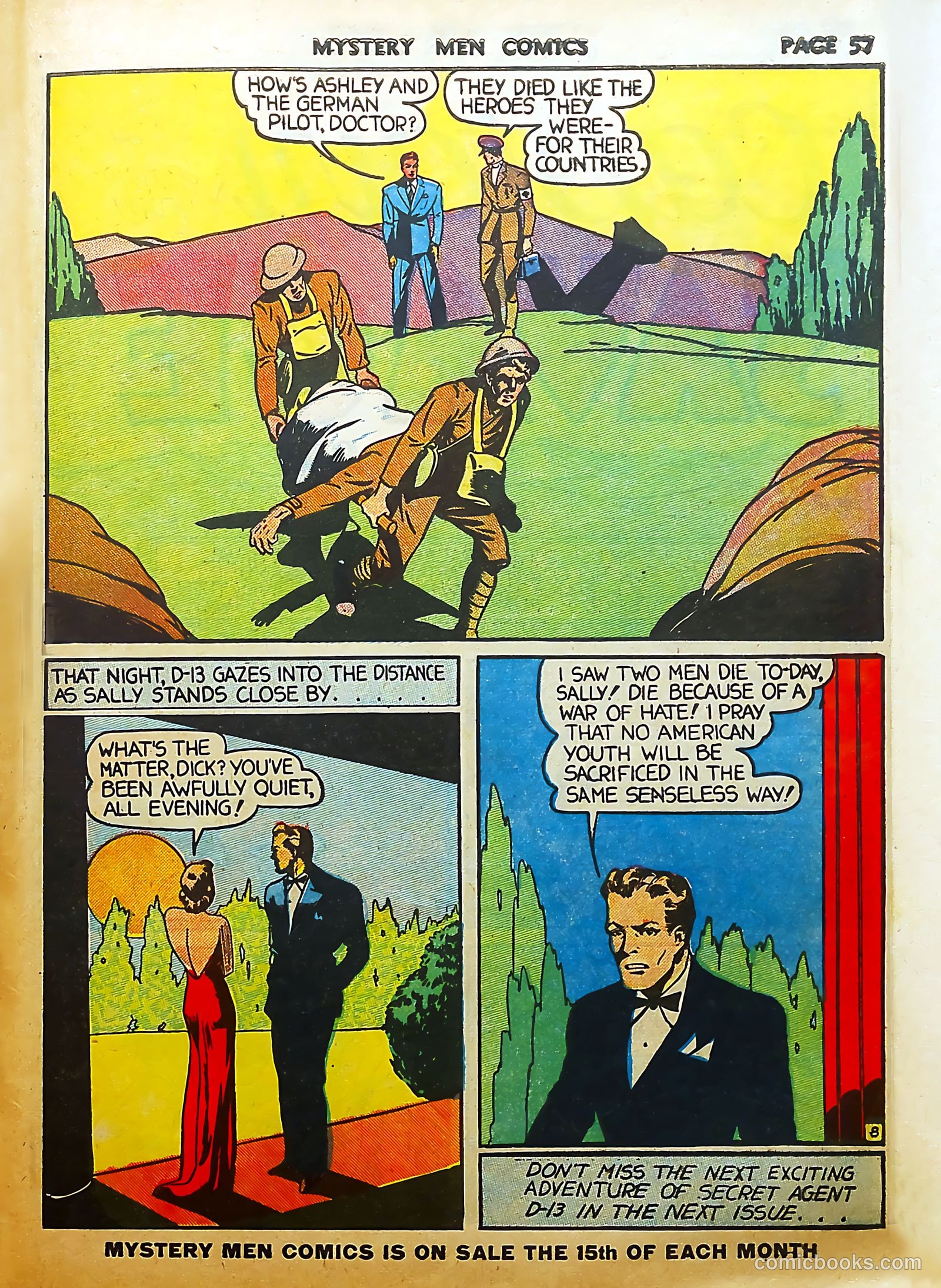 Mystery Men Comics #8 (1940) — page 59 of 68