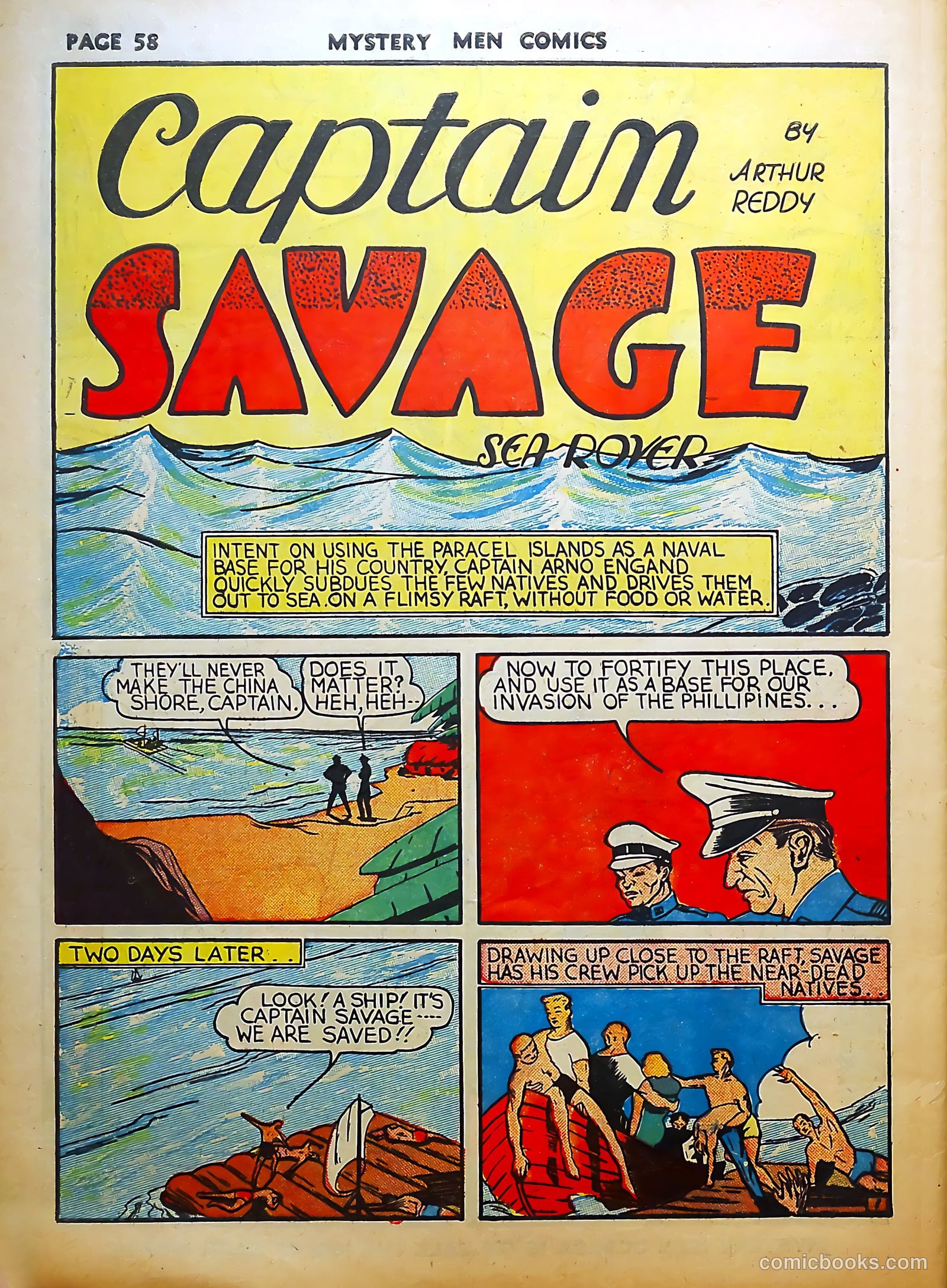 Mystery Men Comics #8 (1940) — page 60 of 68