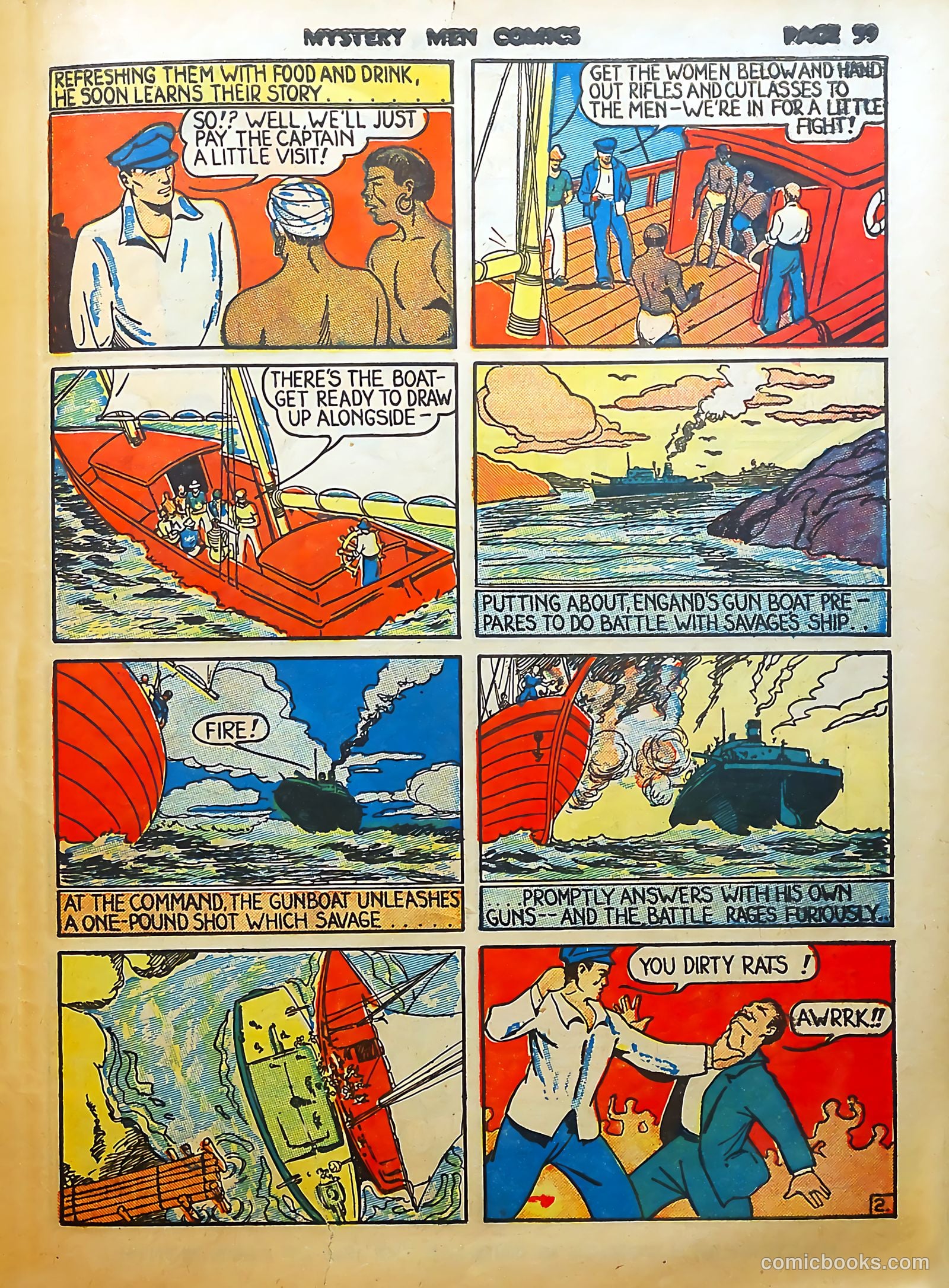 Mystery Men Comics #8 (1940) — page 61 of 68