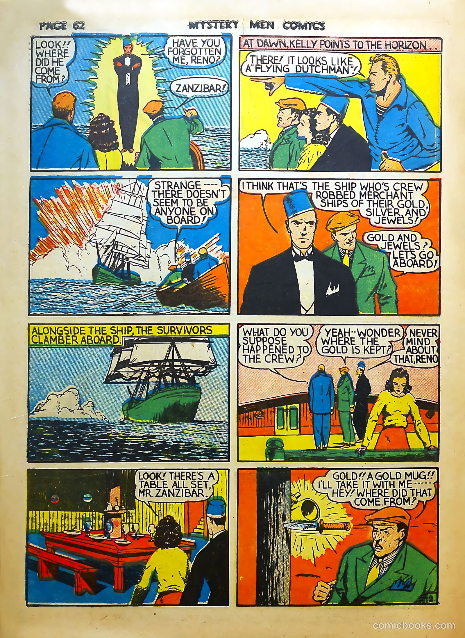 Mystery Men Comics #8 (1940) — page 64 of 68