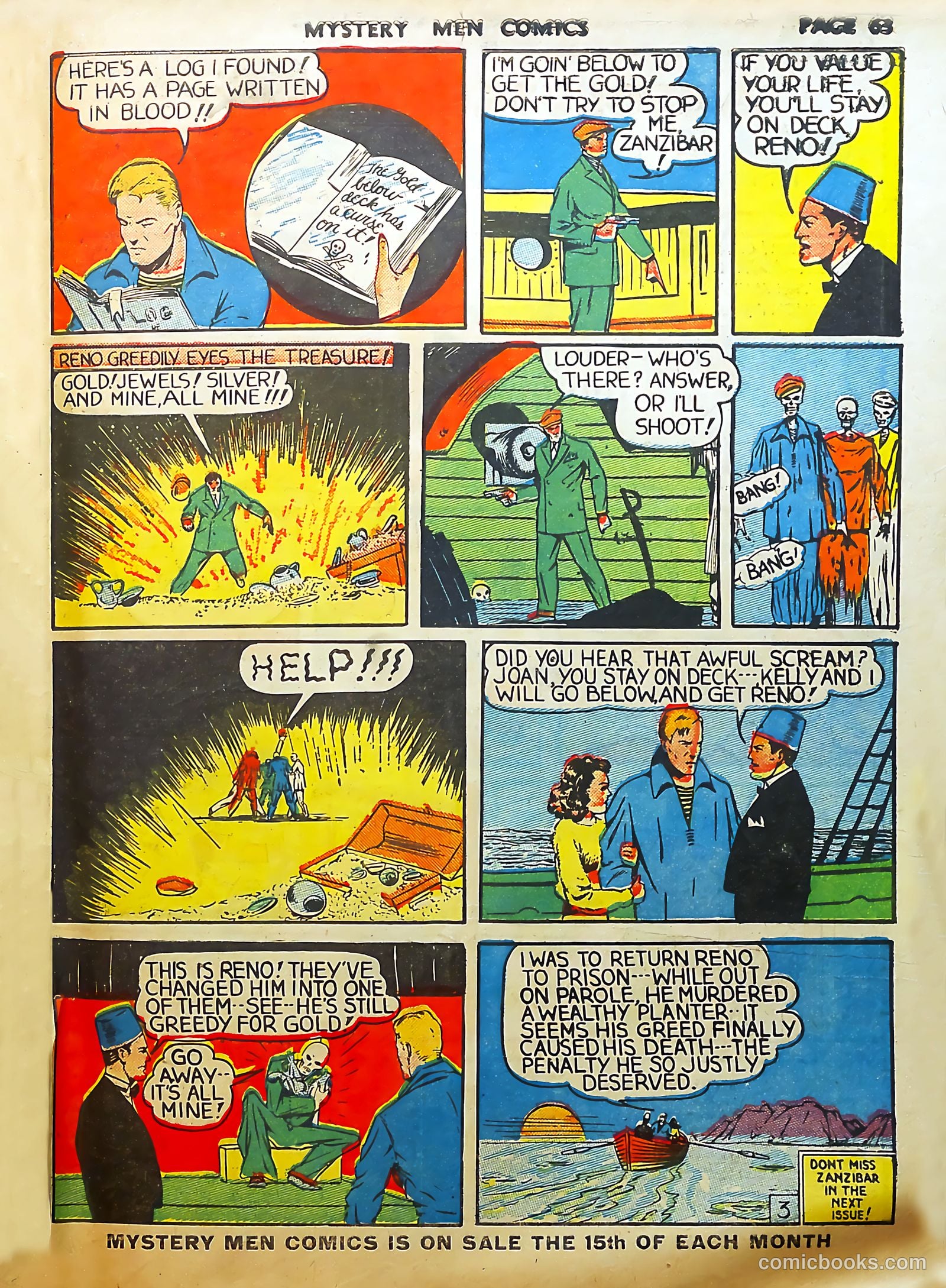 Mystery Men Comics #8 (1940) — page 65 of 68