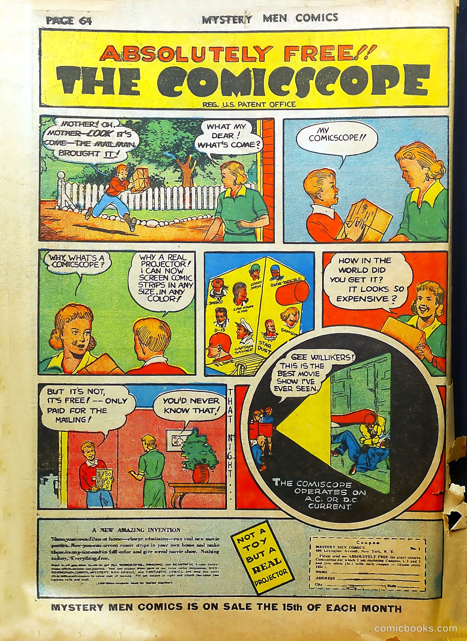Mystery Men Comics #8 (1940) — page 66 of 68