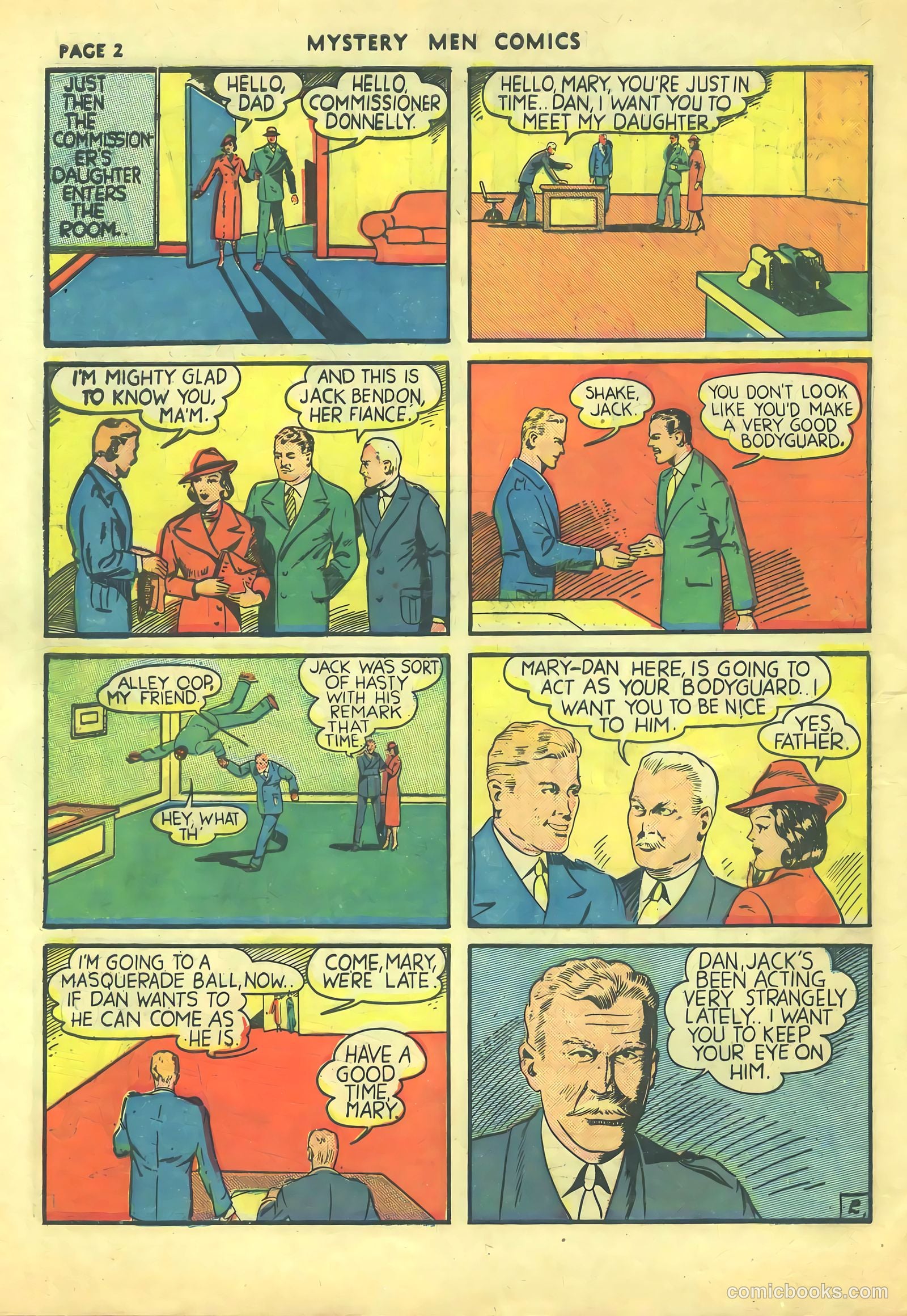 Mystery Men Comics #9 (1940) — page 4 of 68