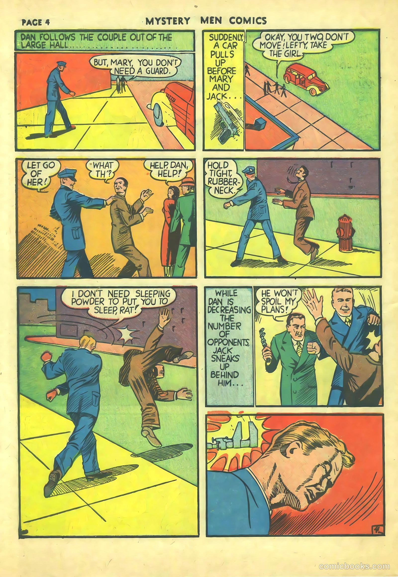 Mystery Men Comics #9 (1940) — page 6 of 68