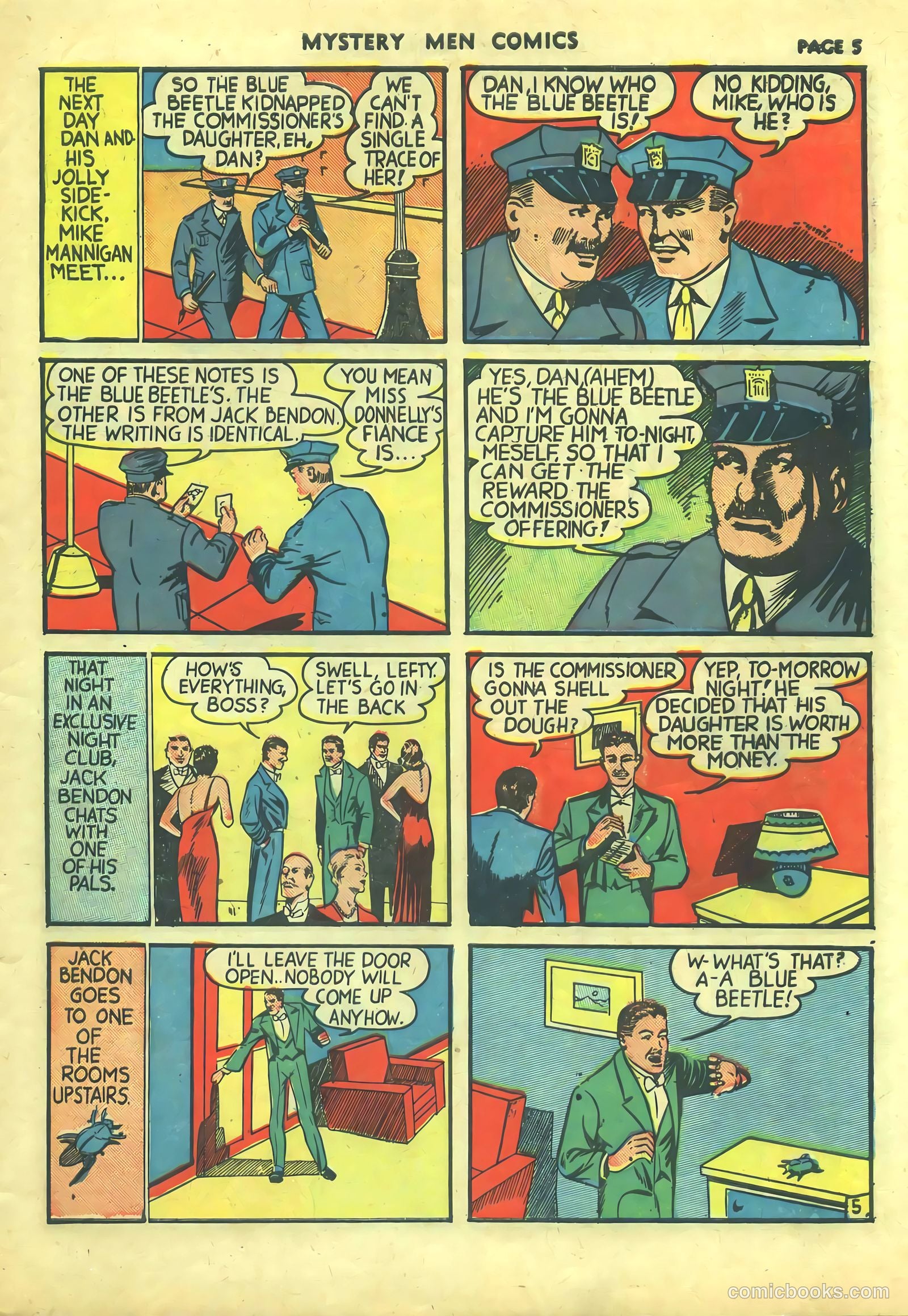 Mystery Men Comics #9 (1940) — page 7 of 68