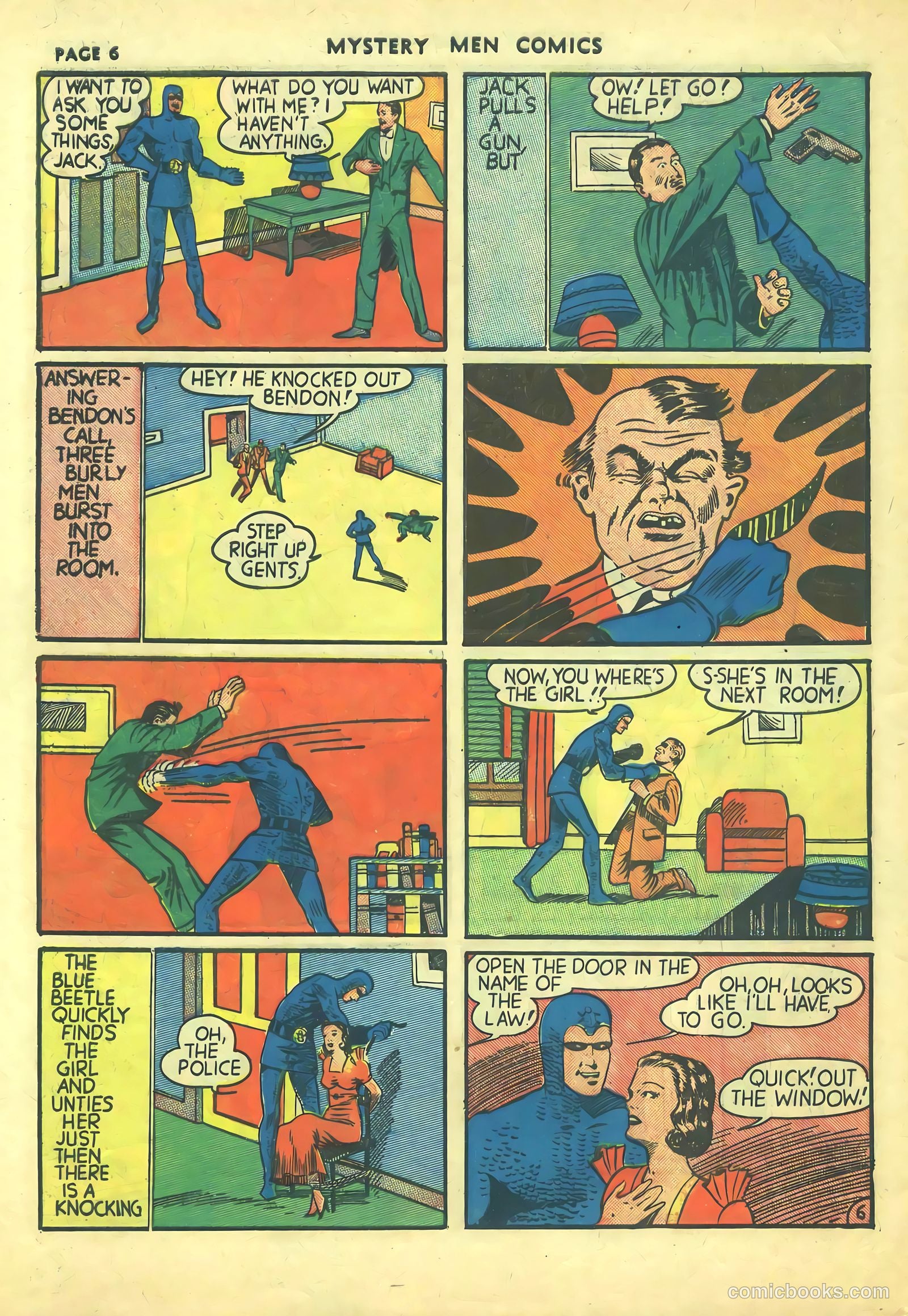 Mystery Men Comics #9 (1940) — page 8 of 68