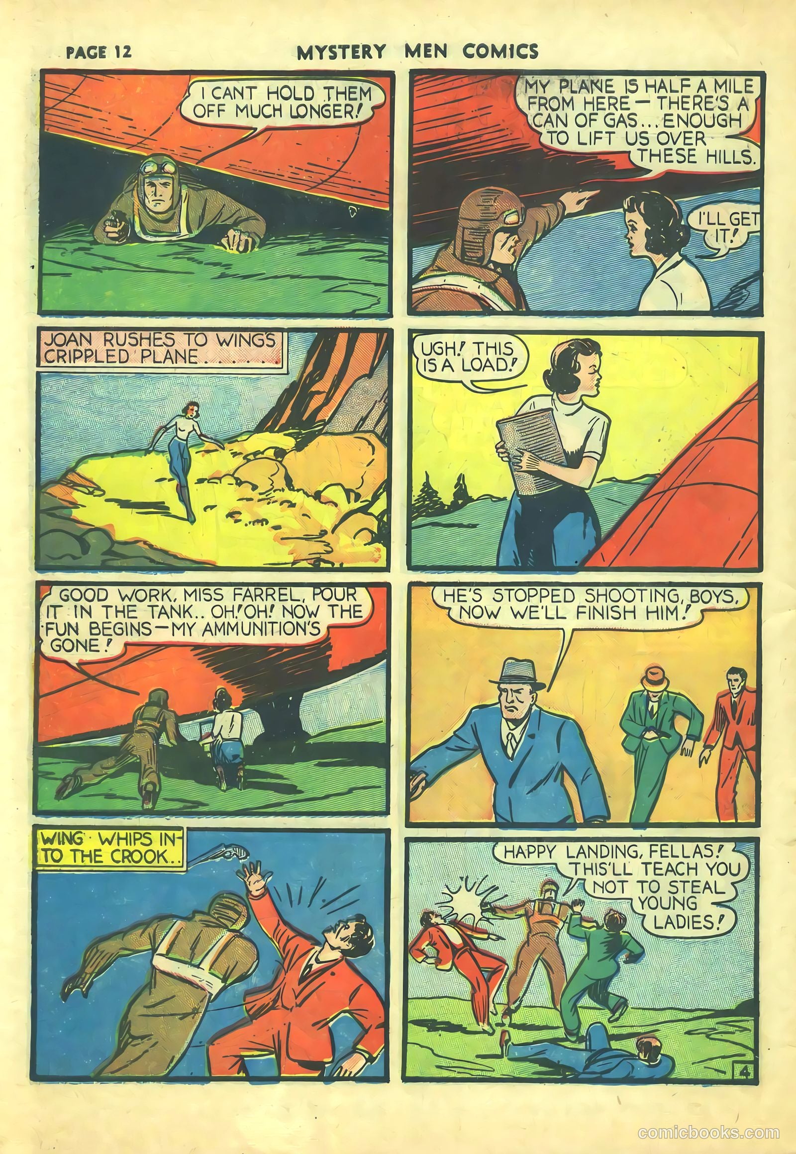 Mystery Men Comics #9 (1940) — page 14 of 68
