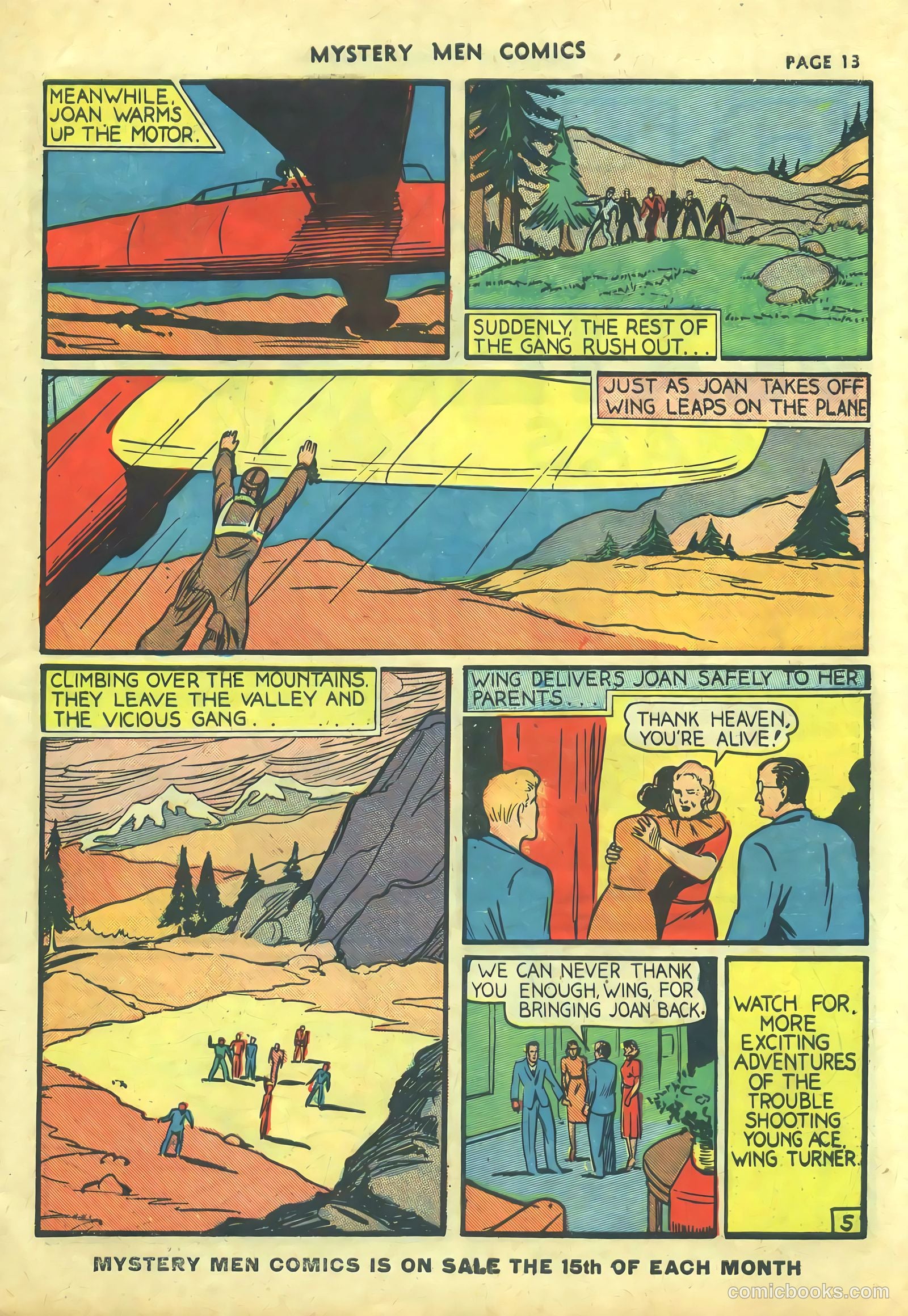 Mystery Men Comics #9 (1940) — page 15 of 68