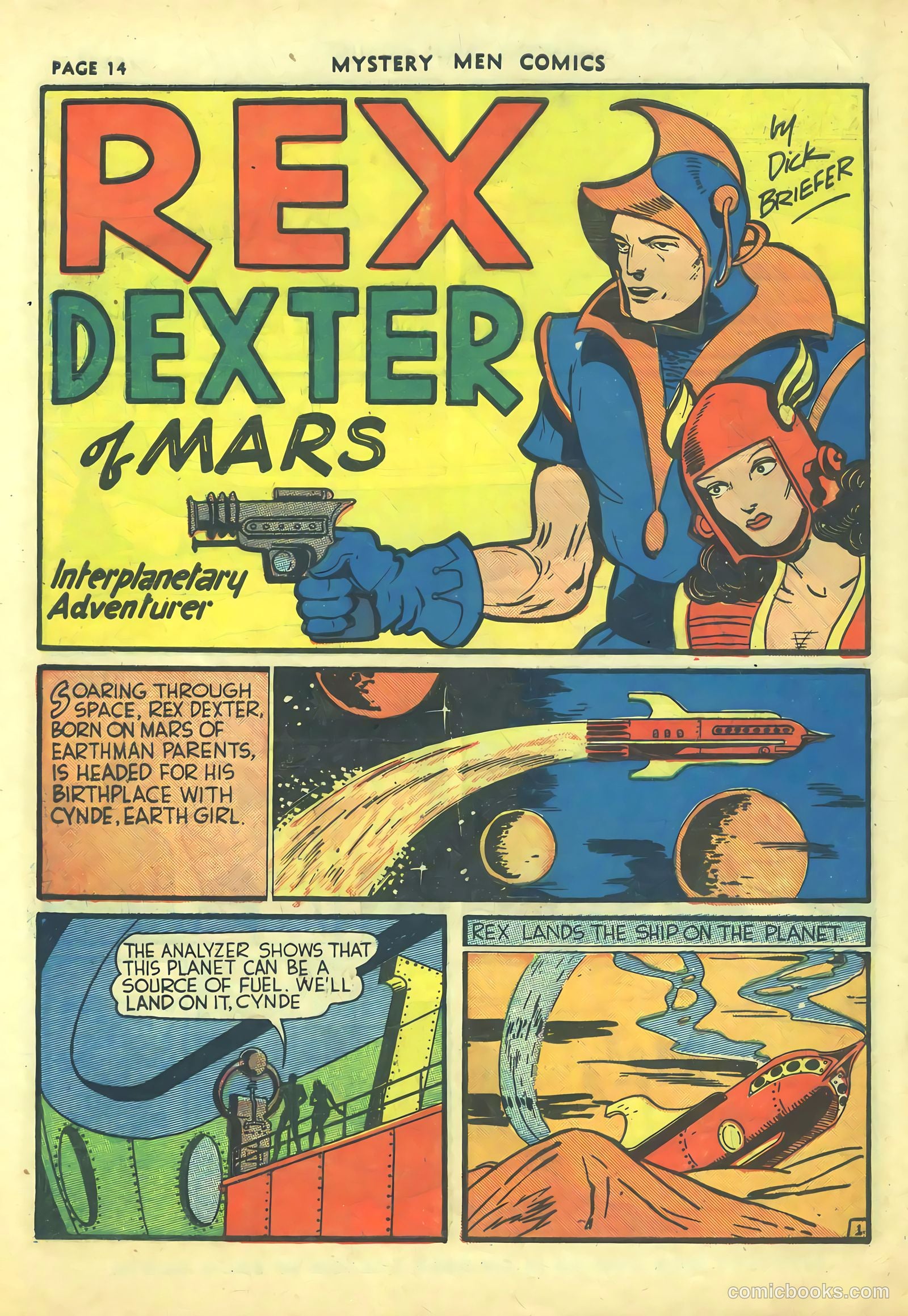 Mystery Men Comics #9 (1940) — page 16 of 68