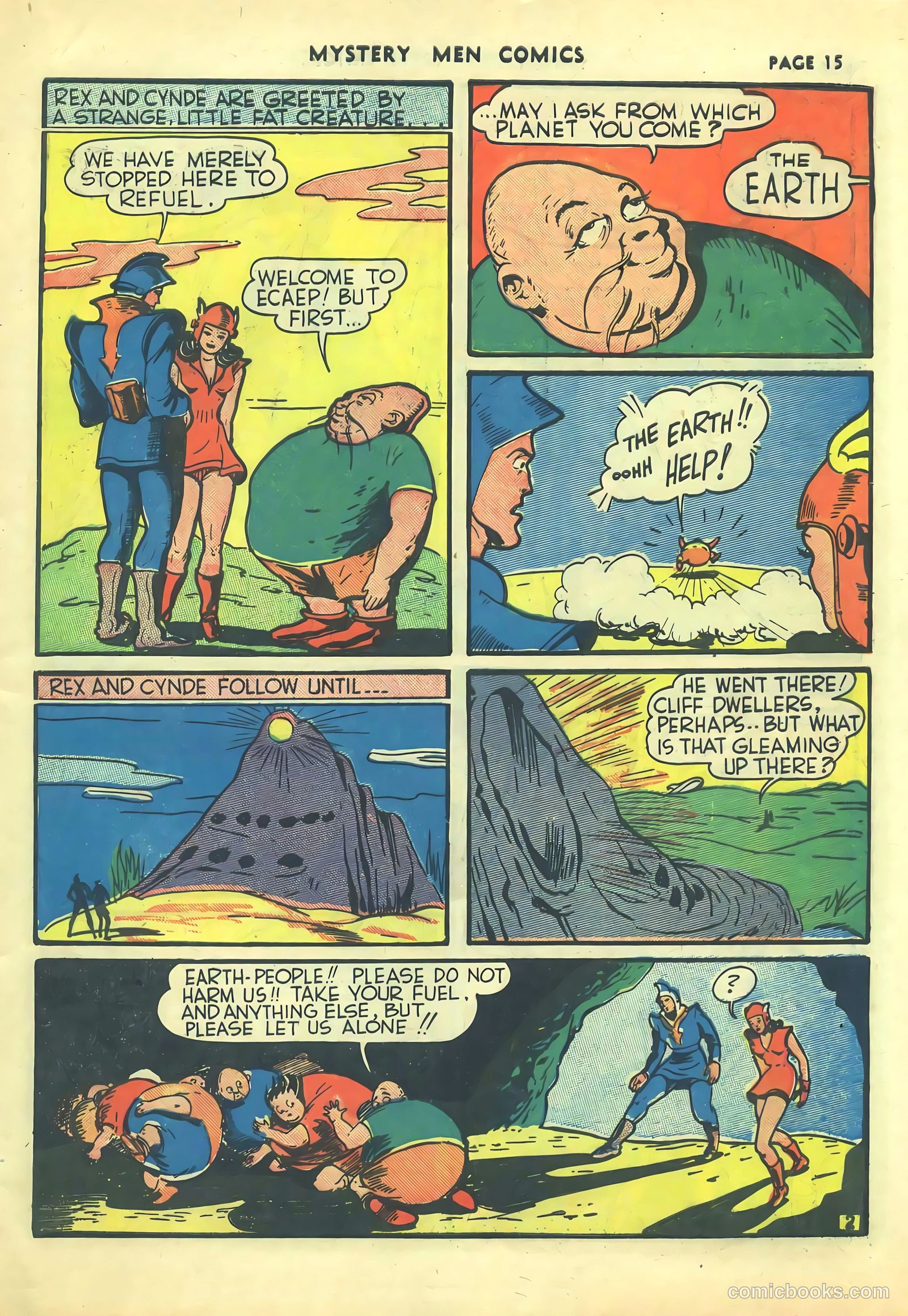 Mystery Men Comics #9 (1940) — page 17 of 68