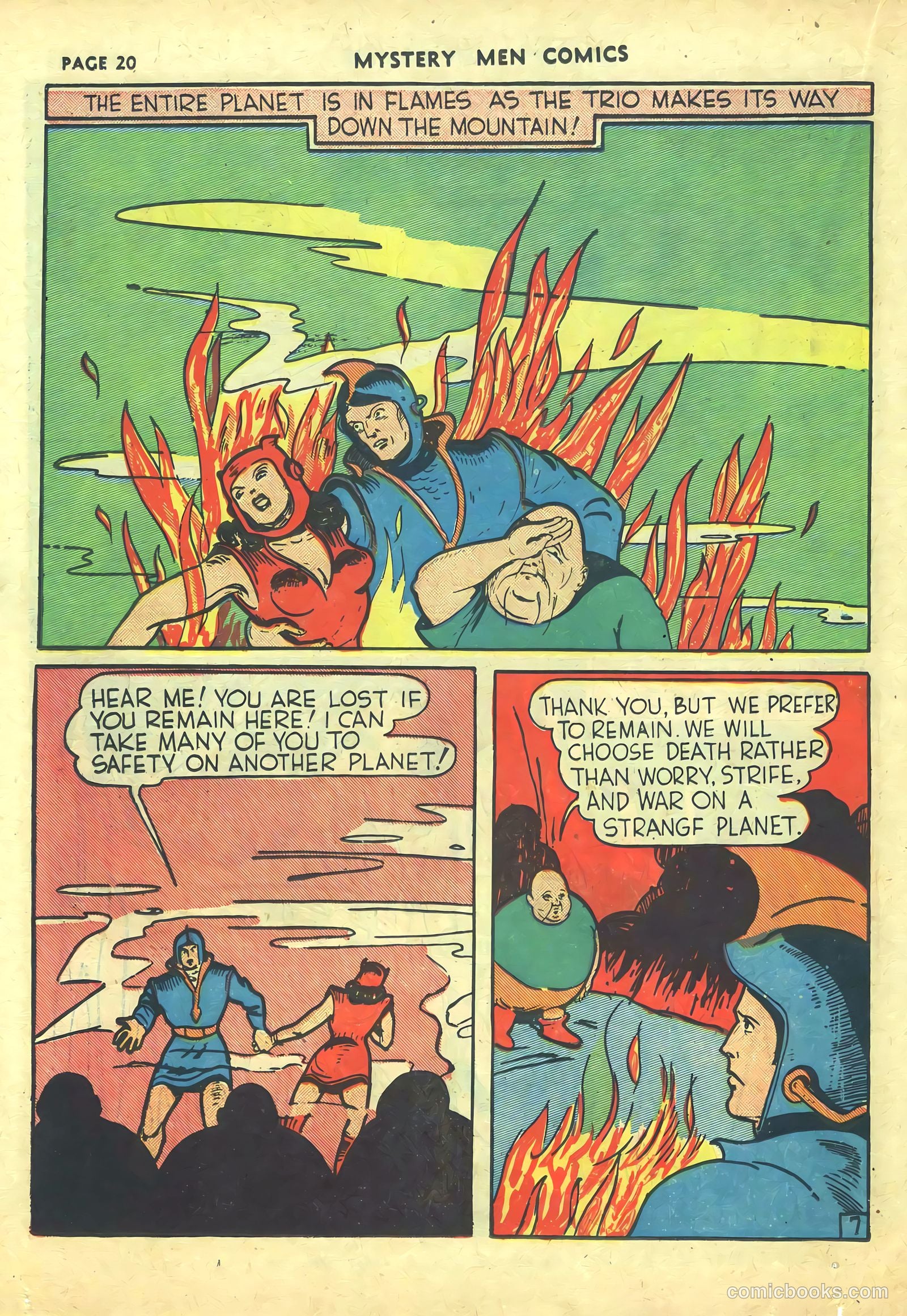 Mystery Men Comics #9 (1940) — page 22 of 68