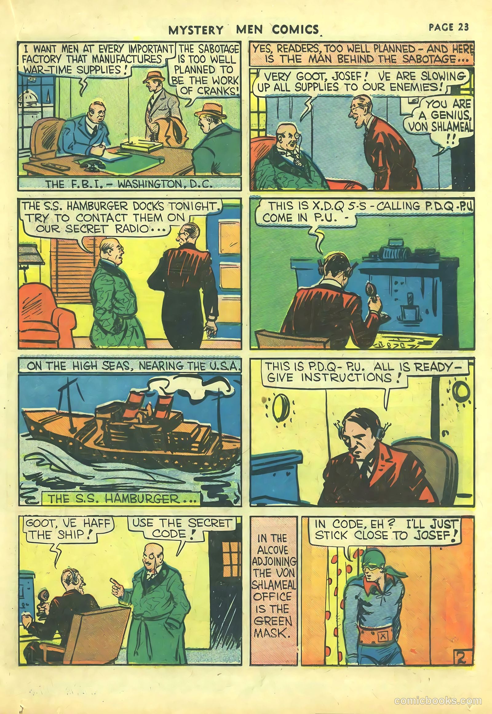 Mystery Men Comics #9 (1940) — page 25 of 68