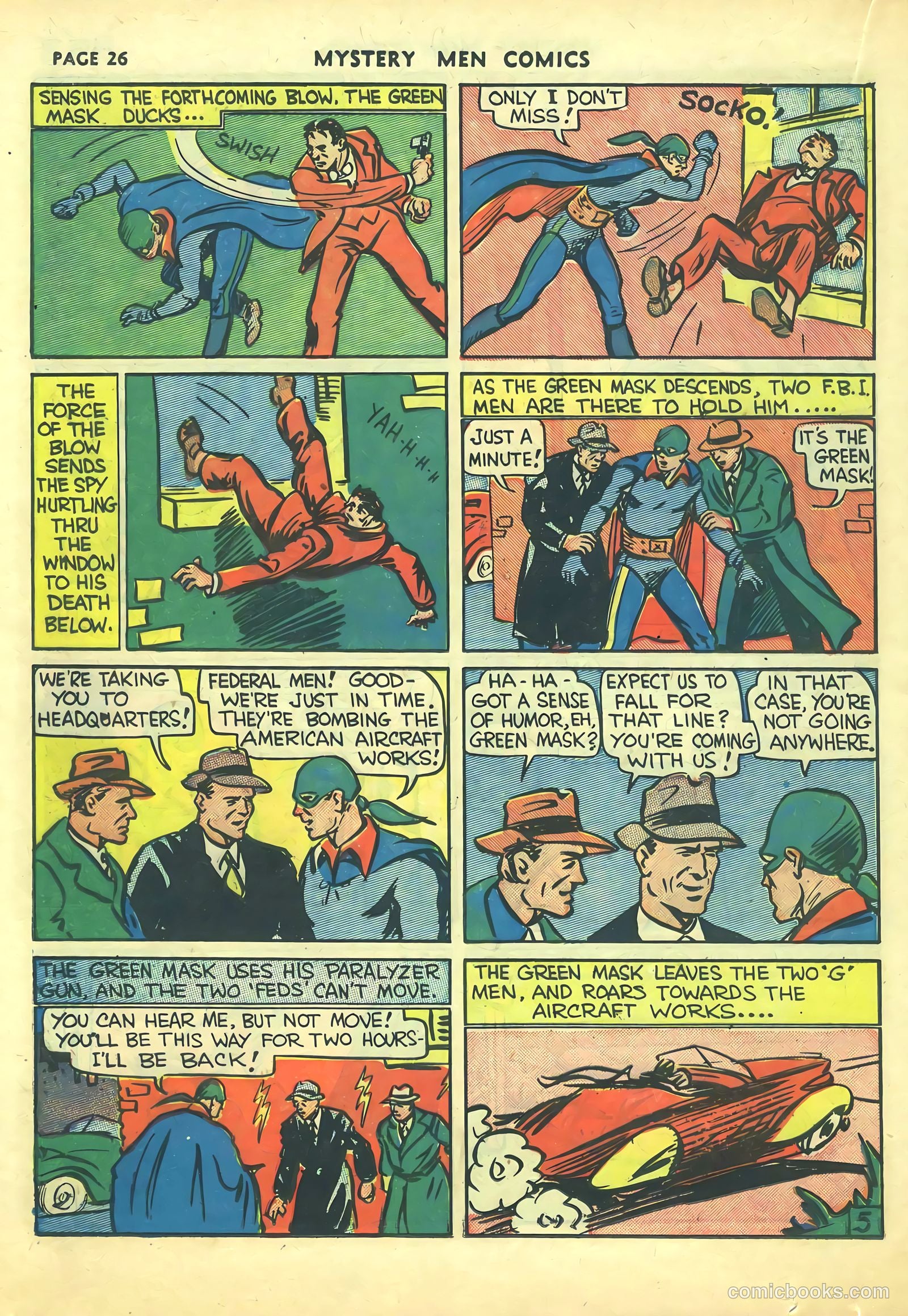 Mystery Men Comics #9 (1940) — page 28 of 68