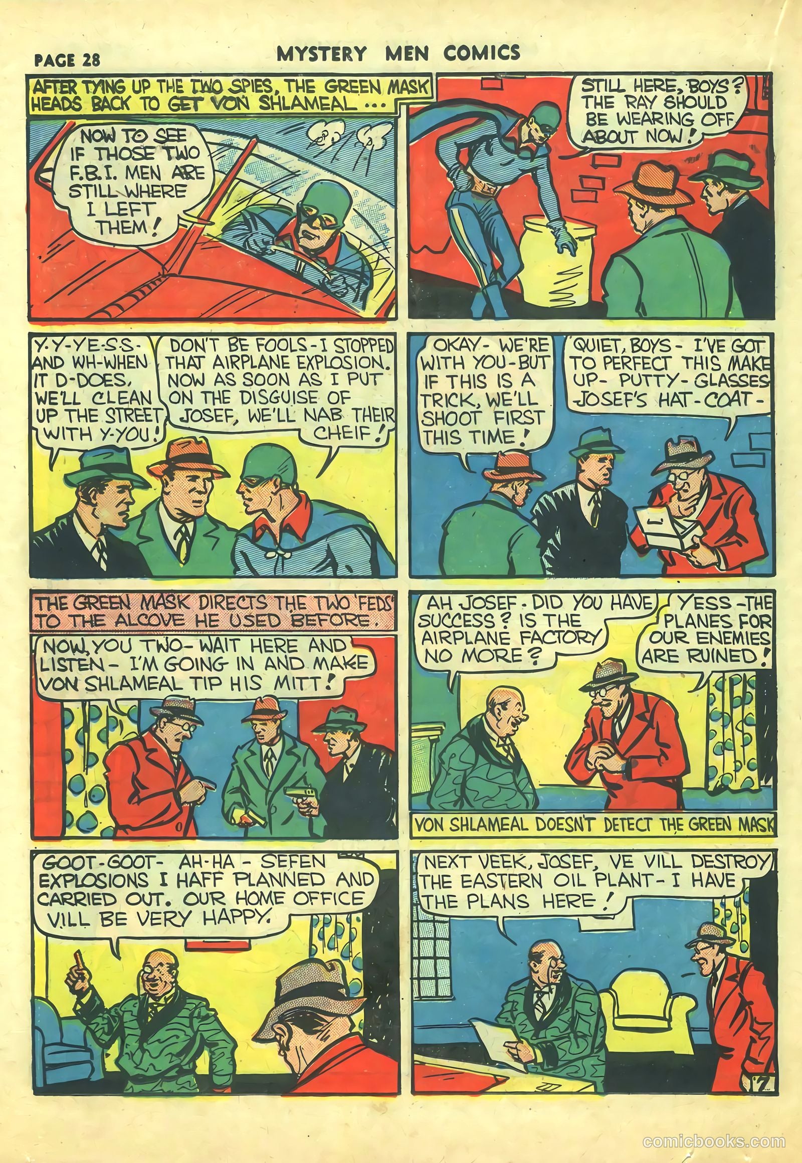 Mystery Men Comics #9 (1940) — page 30 of 68