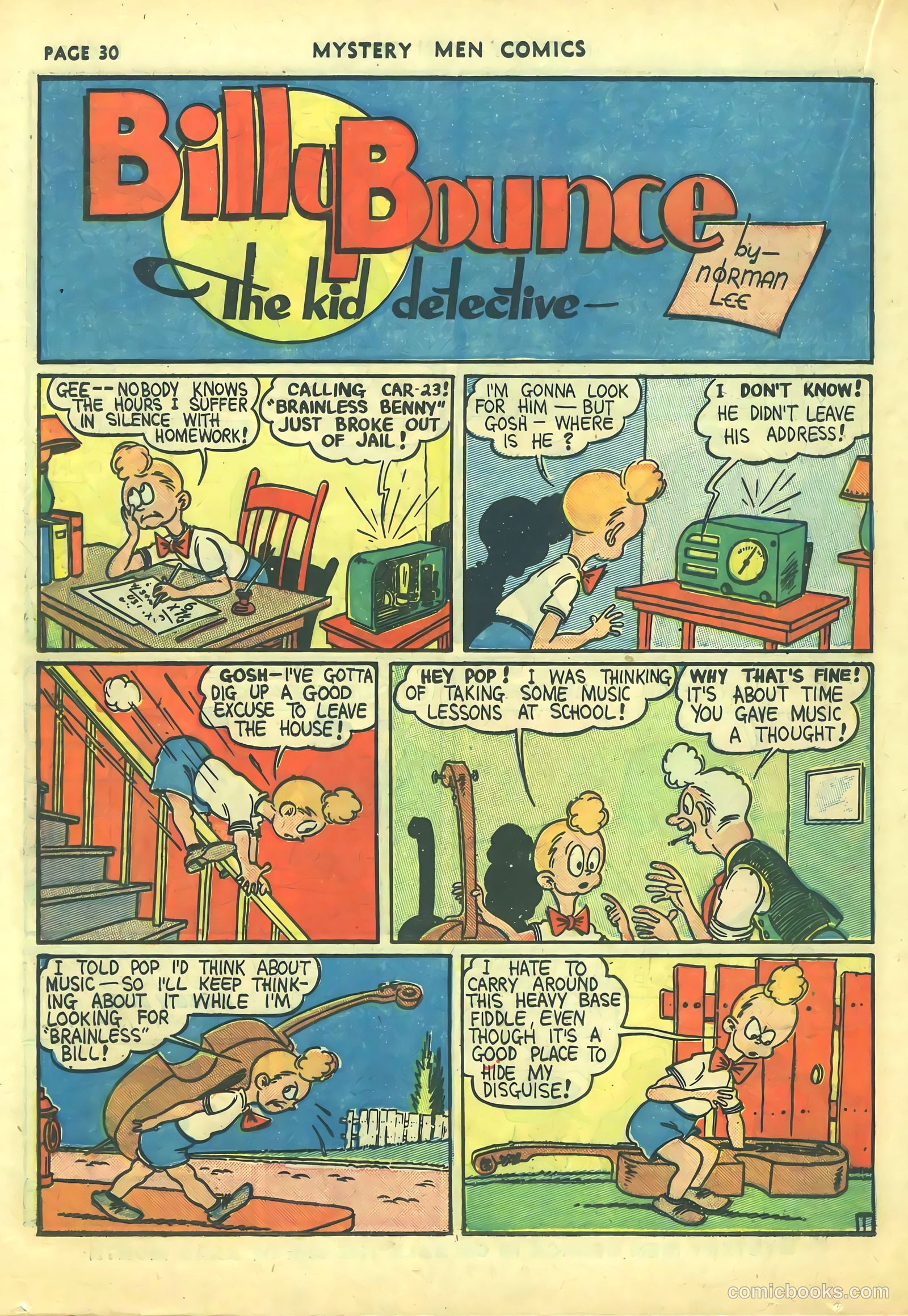 Mystery Men Comics #9 (1940) — page 32 of 68