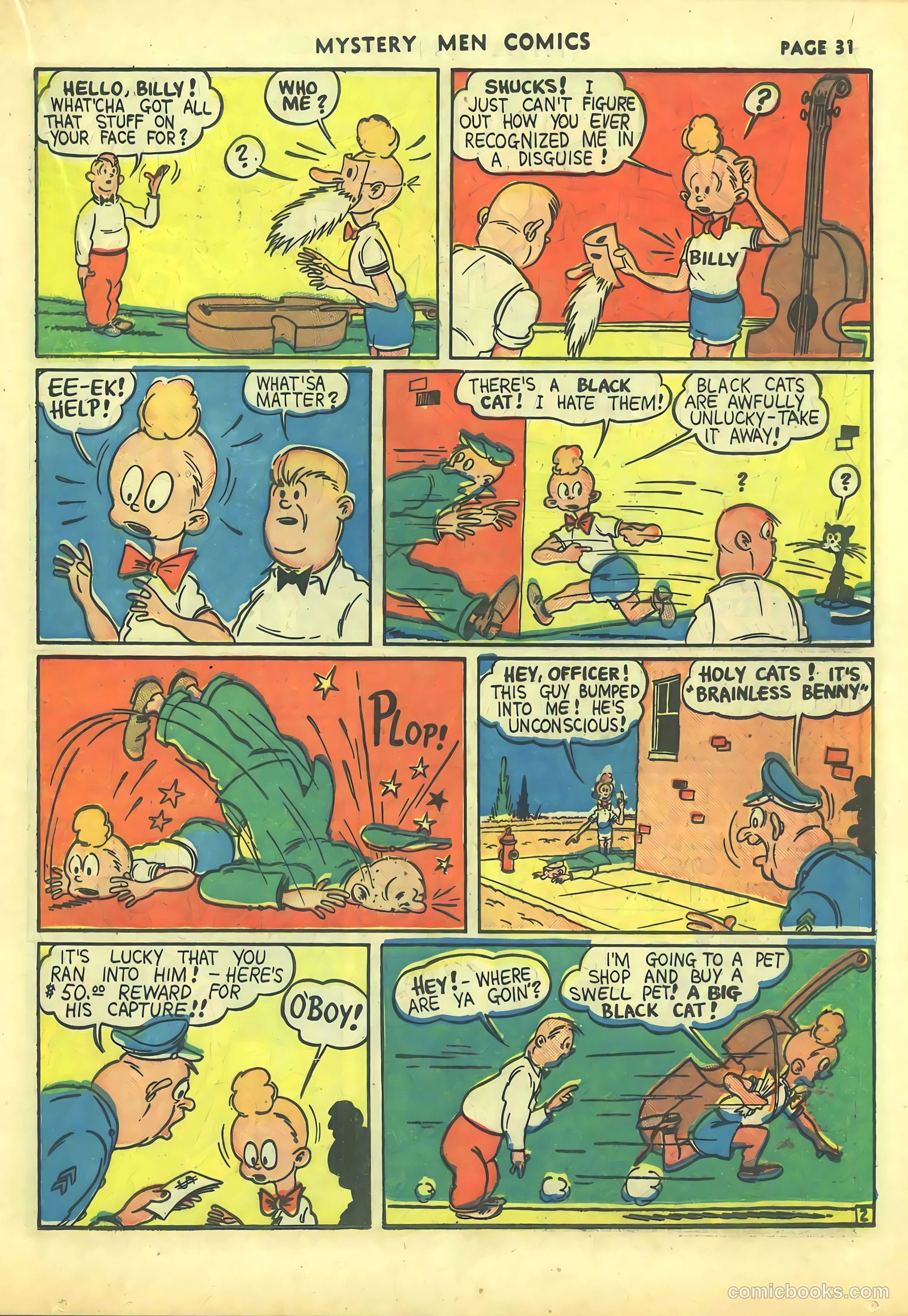 Mystery Men Comics #9 (1940) — page 33 of 68