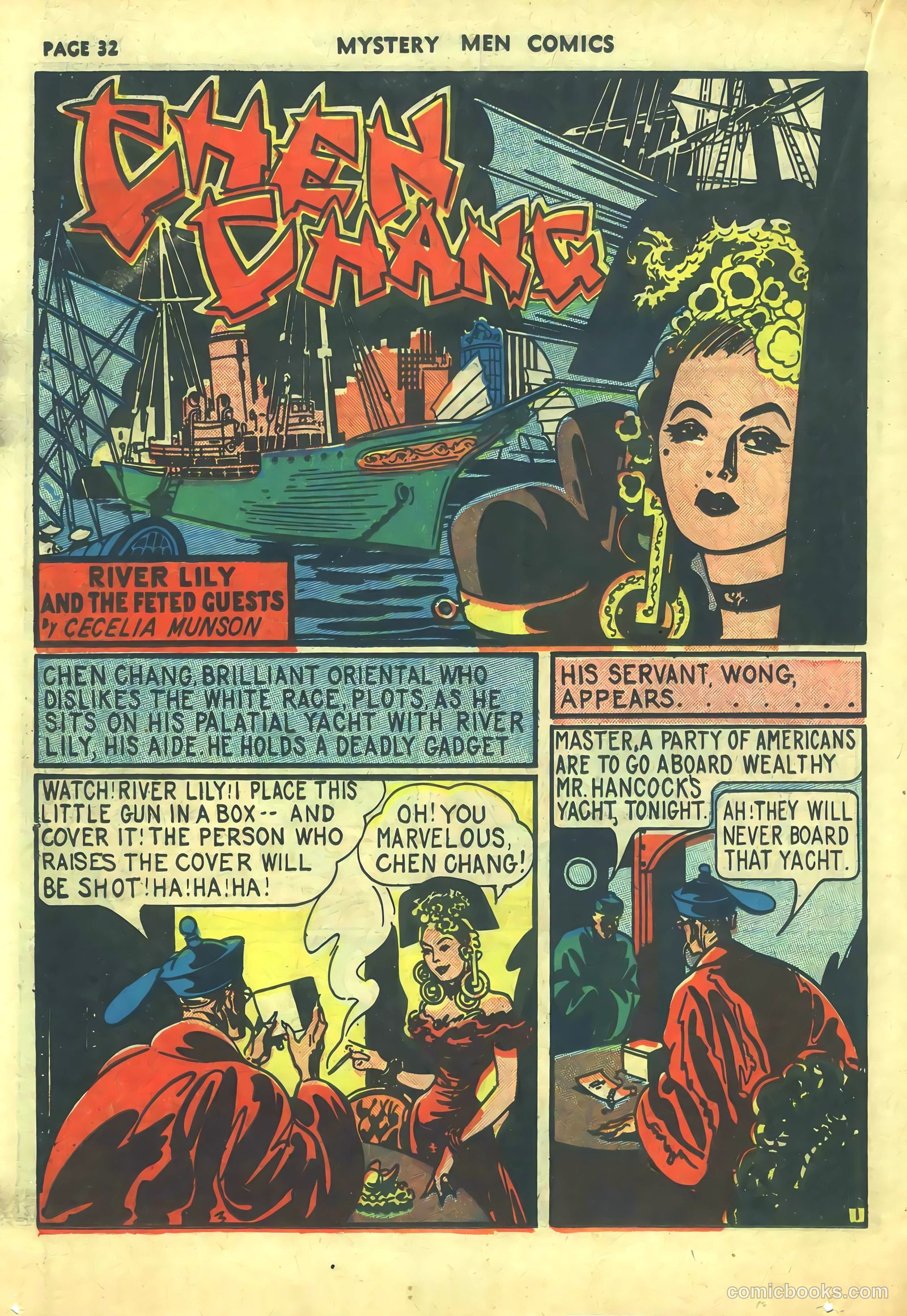 Mystery Men Comics #9 (1940) — page 34 of 68