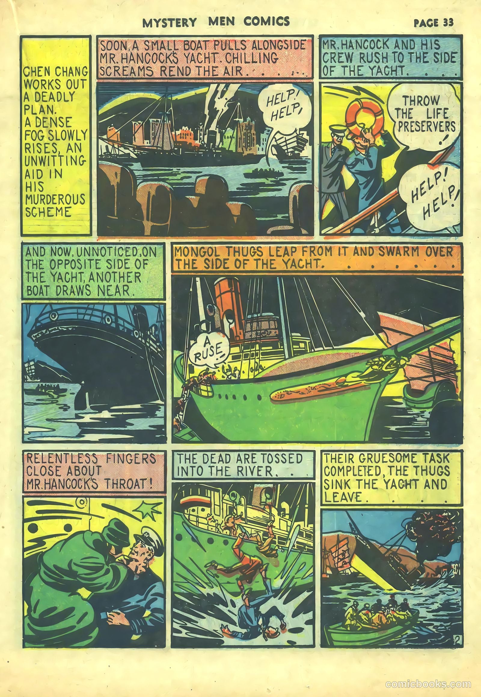 Mystery Men Comics #9 (1940) — page 35 of 68