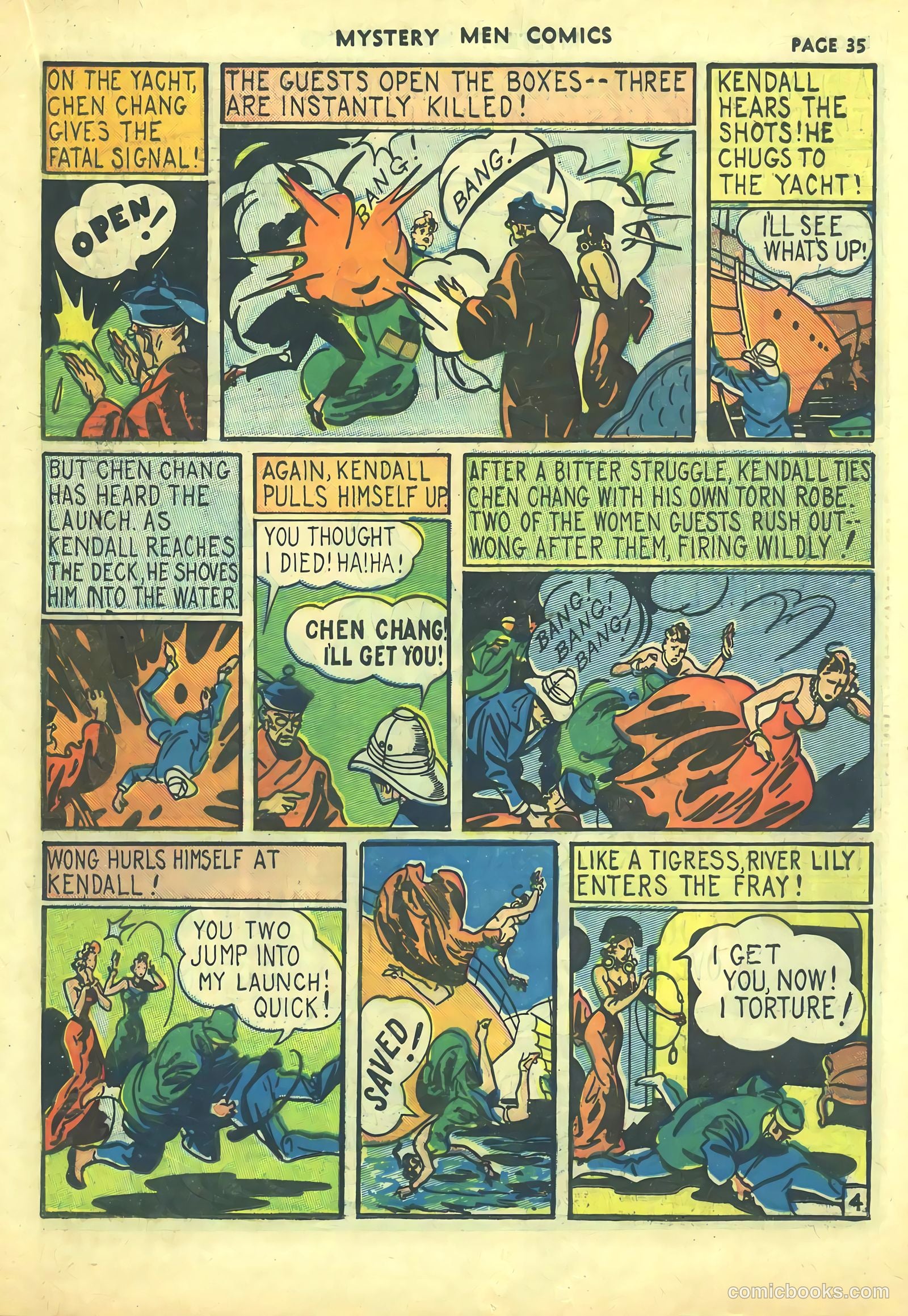 Mystery Men Comics #9 (1940) — page 37 of 68